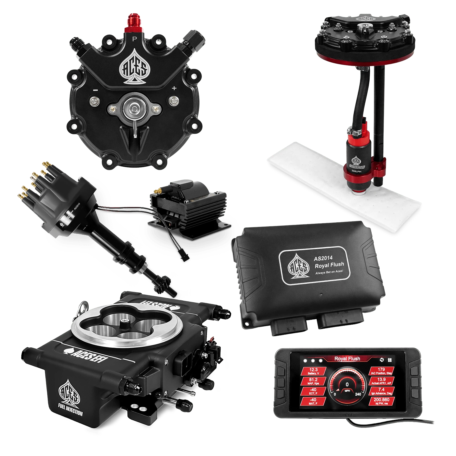 Royal Flush EFI/CDI Master Kits (Black)