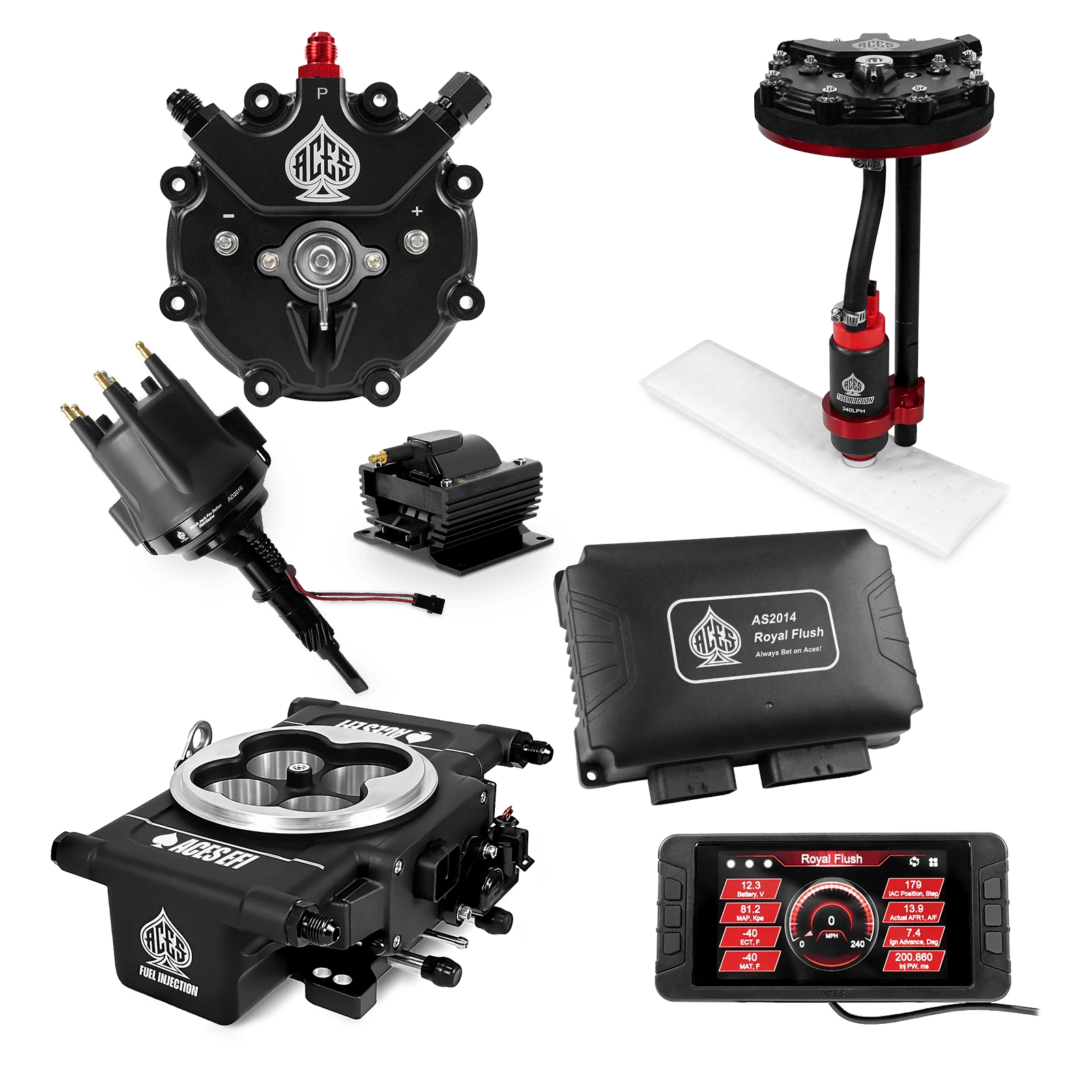 Royal Flush EFI/CDI Master Kits (Black)