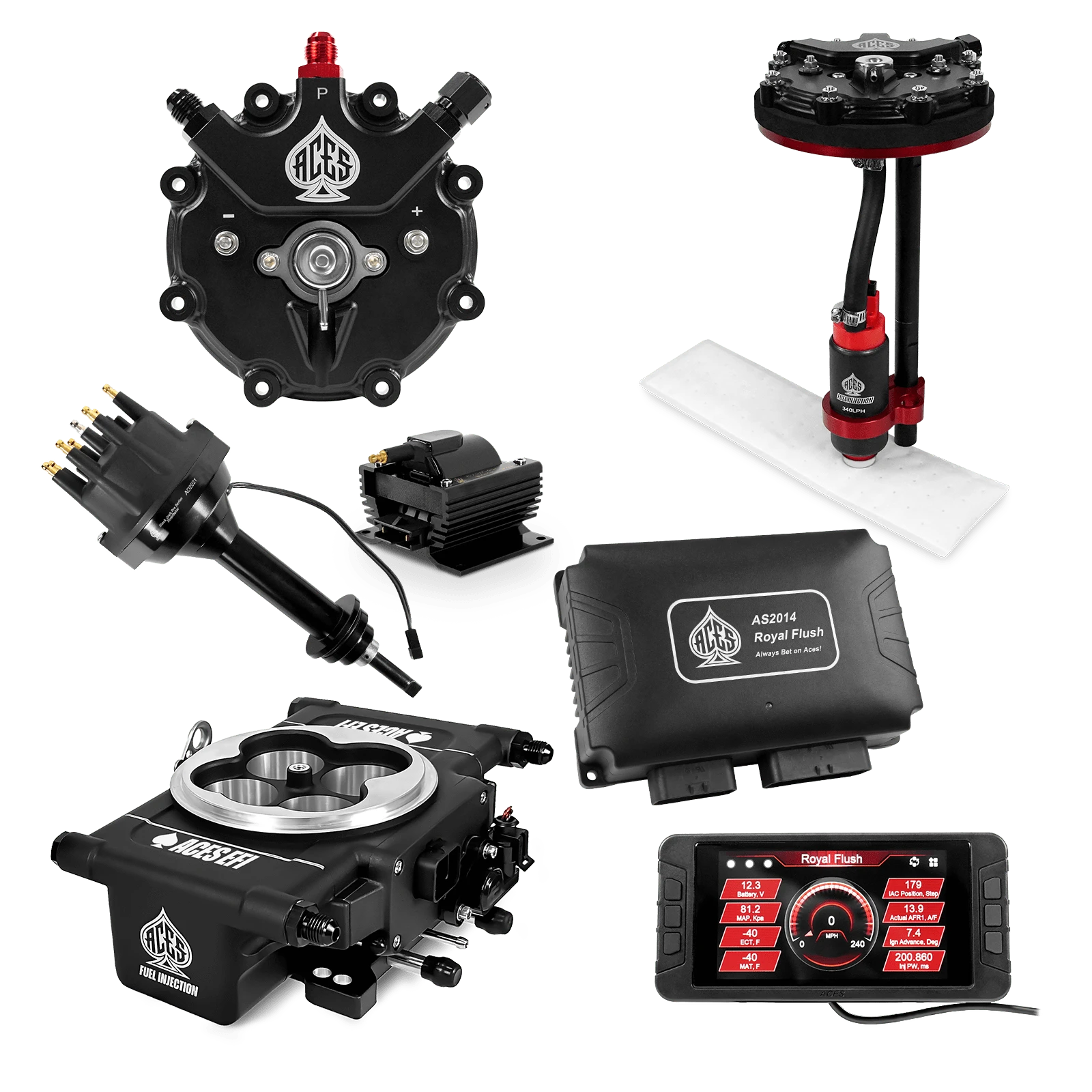 Royal Flush EFI/CDI Master Kits (Black)