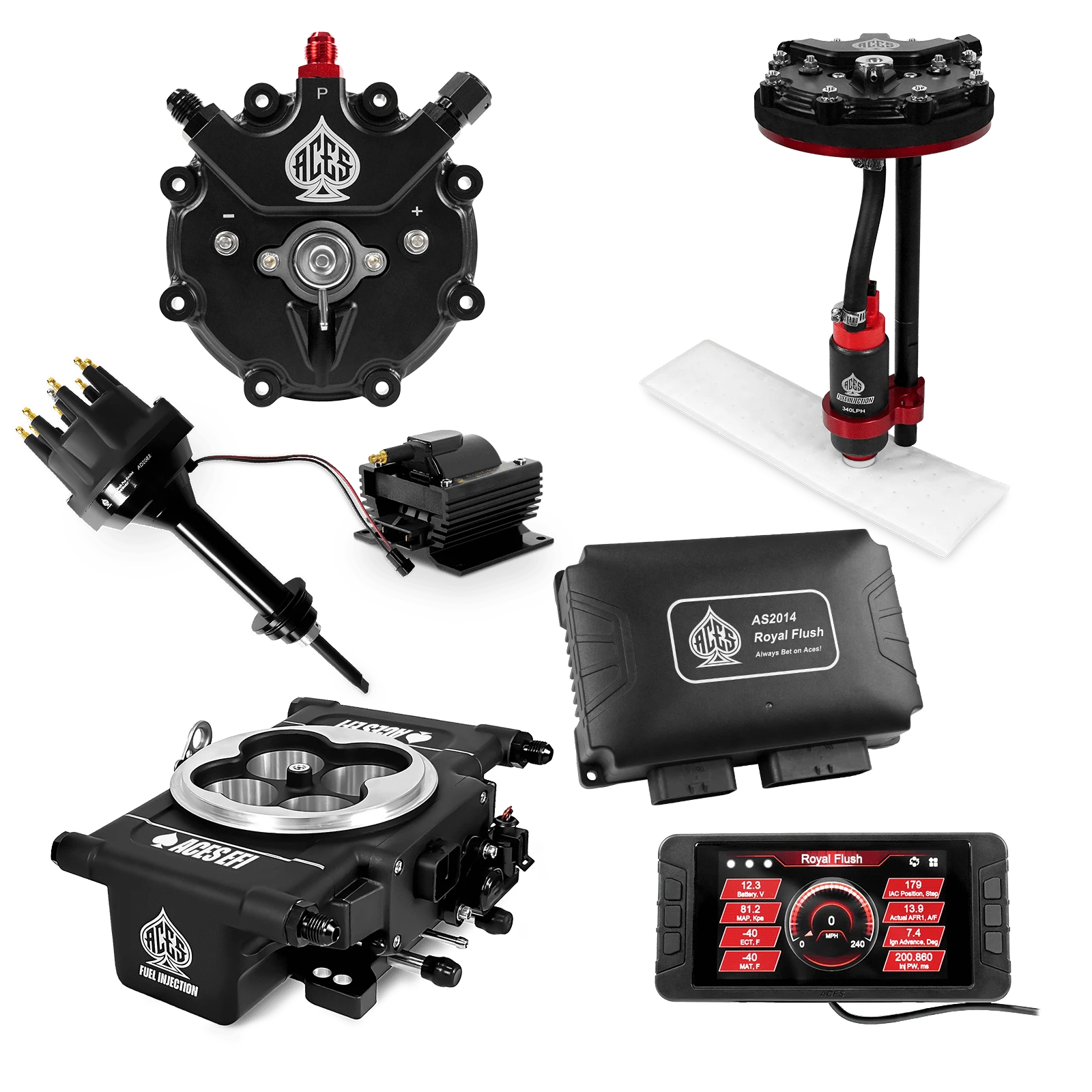 Royal Flush EFI/CDI Master Kits (Black)