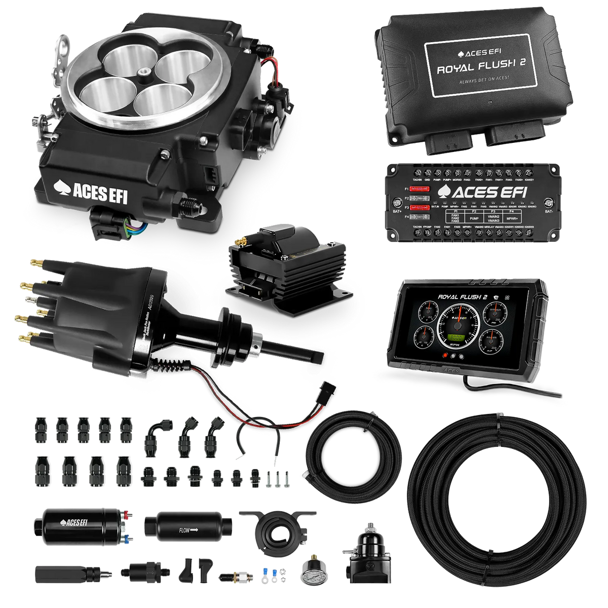 Royal Flush 2 EFI/CDI Master Kits (Black)