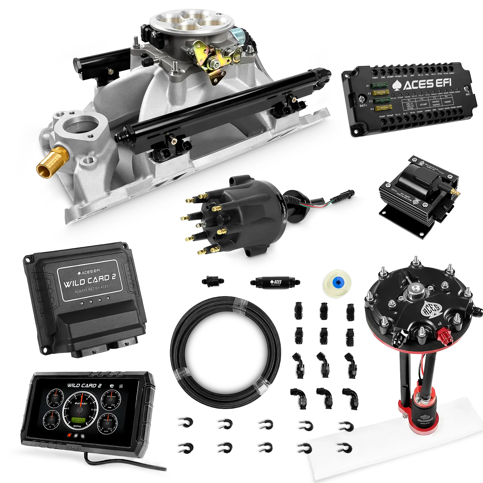Kits maestros EFI secuenciales Wild Card 2 (800 CV)