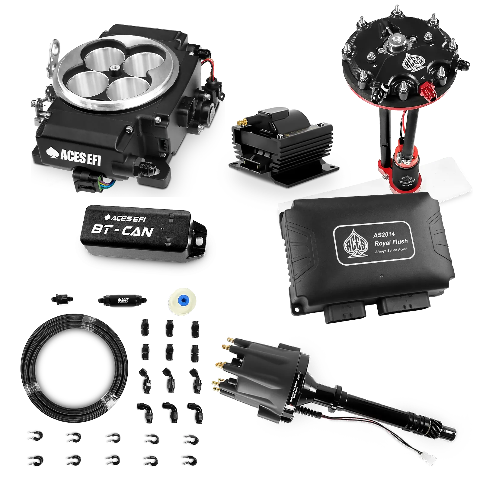 Kits maestros de Royal Flush (Negro)