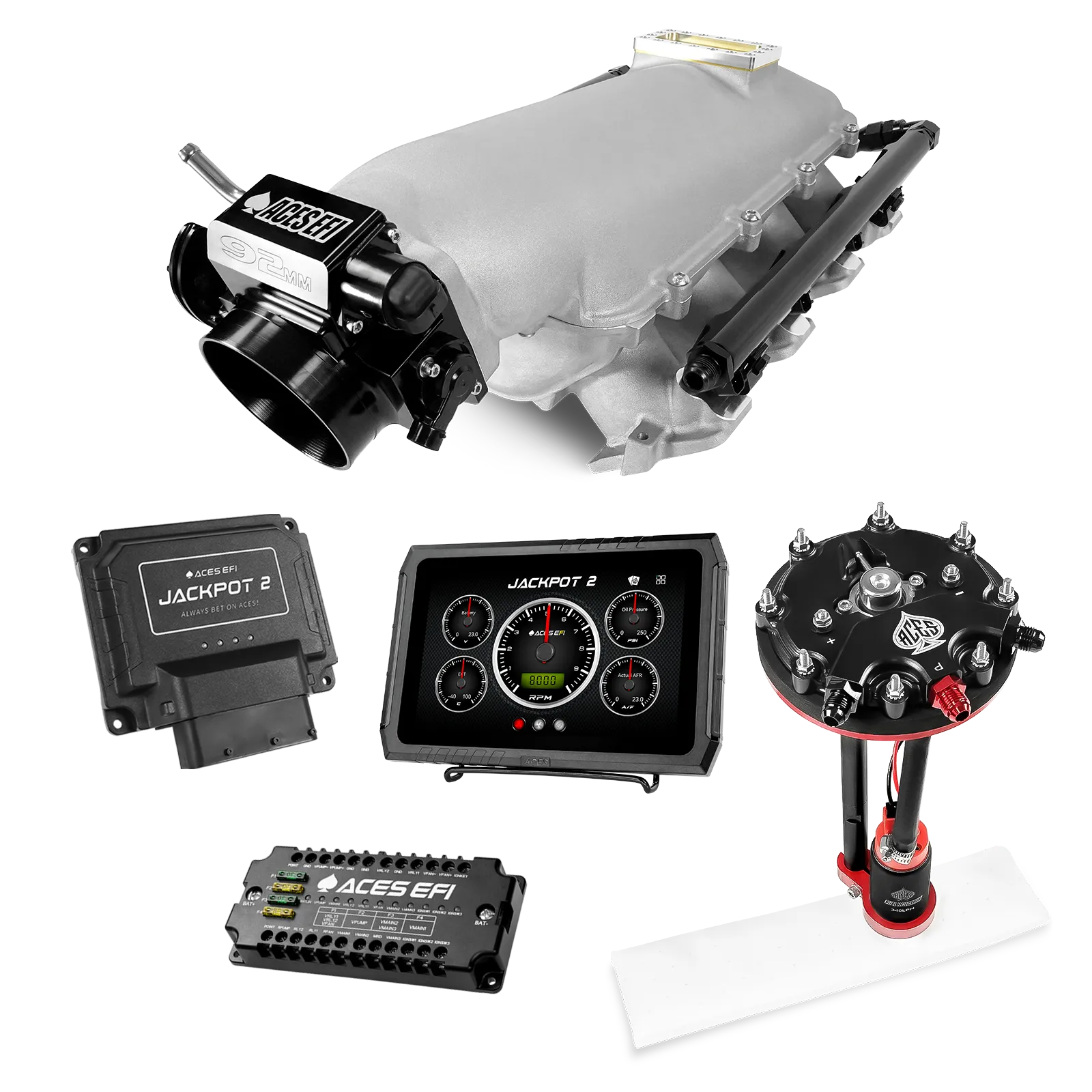 Jackpot 2 LS EFI System - Master Kit with Tank Conversion Pump Module with Internal Regulator