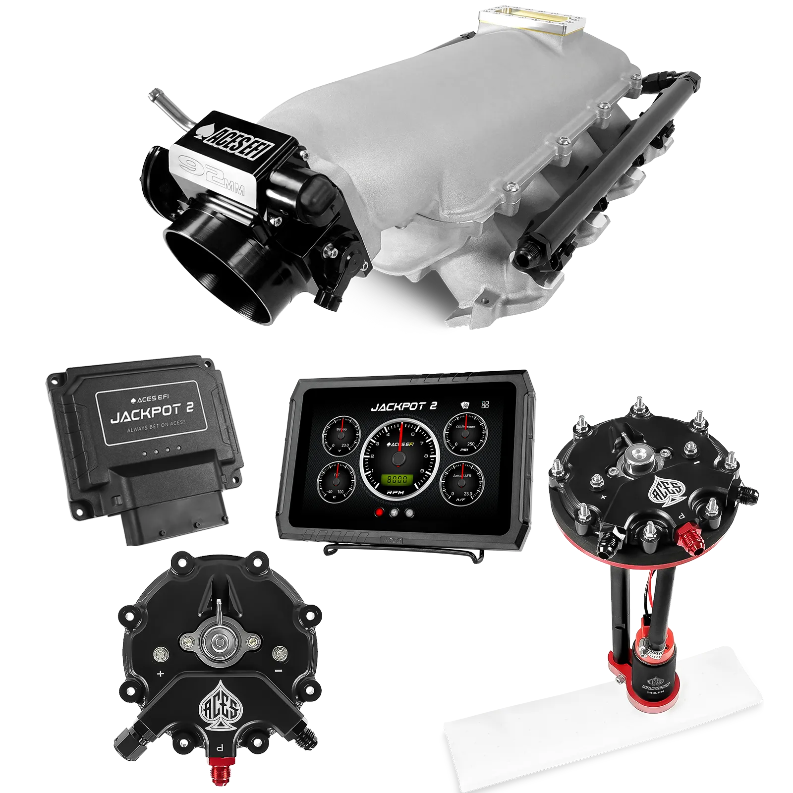Jackpot 2 LS EFI System - Master Kit with Tank Conversion Pump Module with Internal Regulator