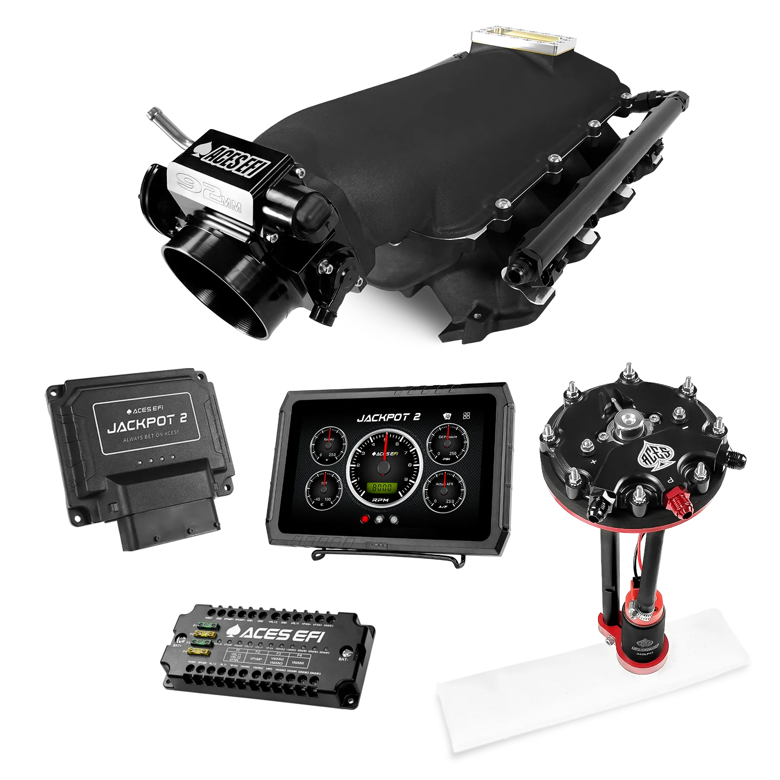 Jackpot 2 LS EFI System - Master Kit with Tank Conversion Pump Module with Internal Regulator