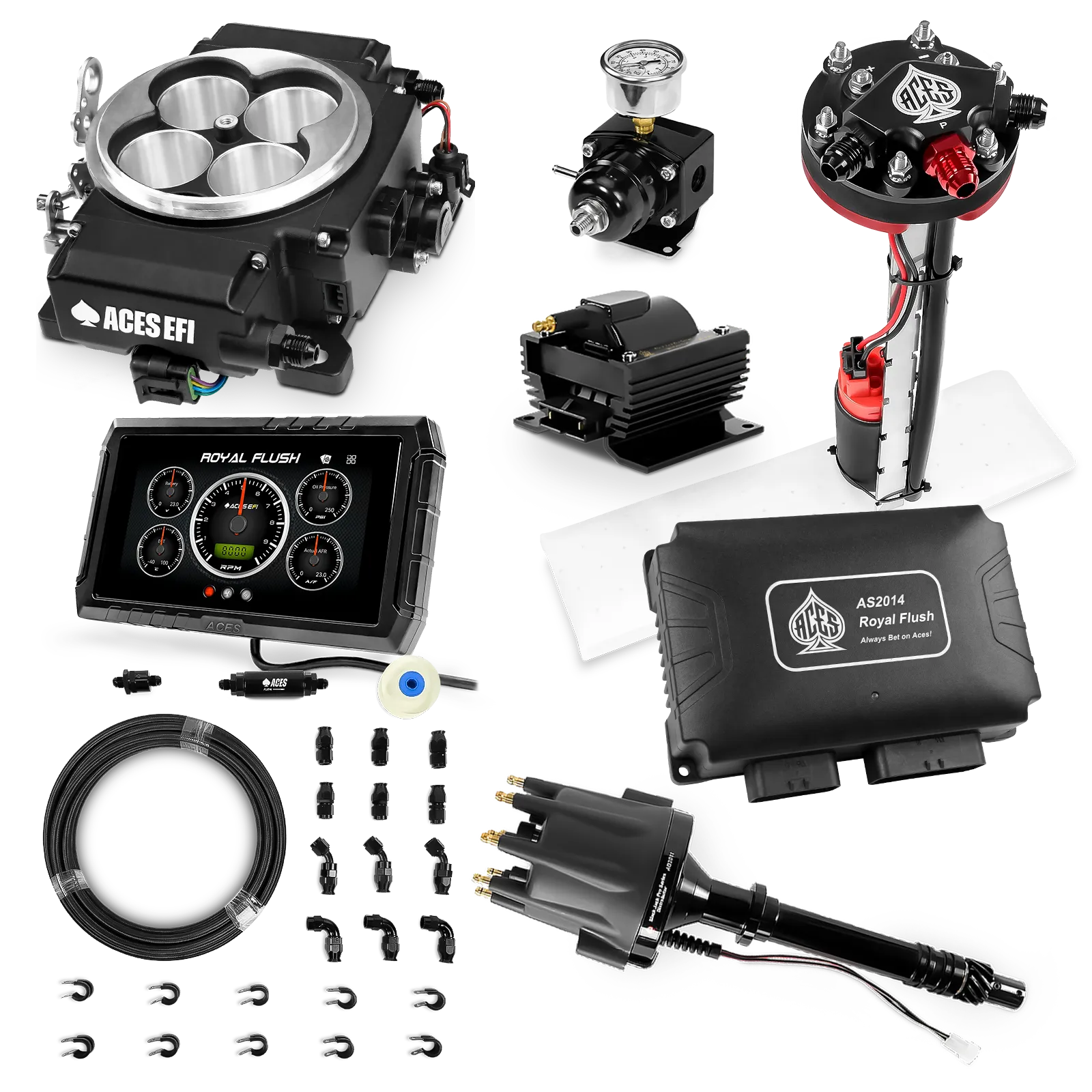 Kits maestros de Royal Flush (Negro)