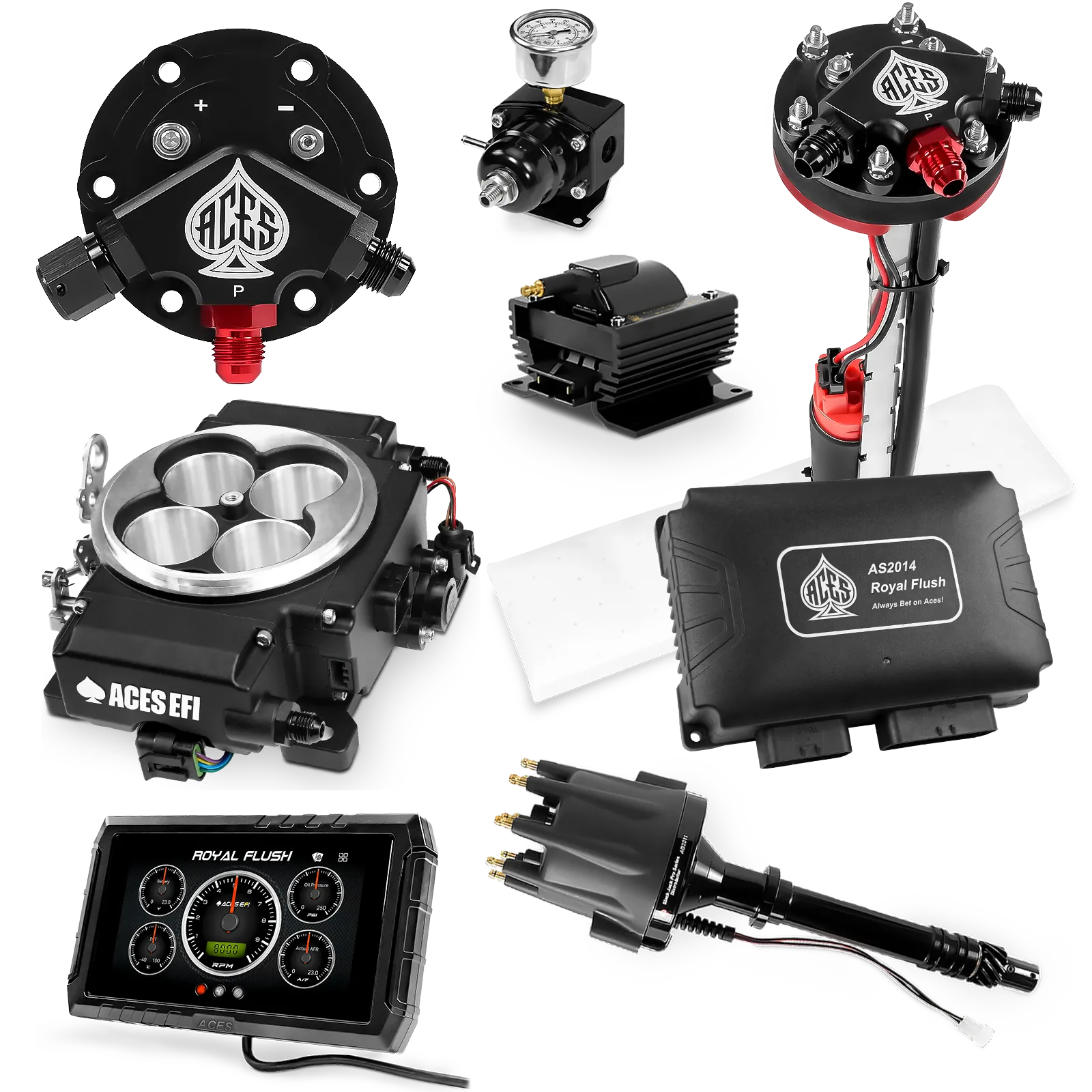 Kits maestros de Royal Flush (Negro)