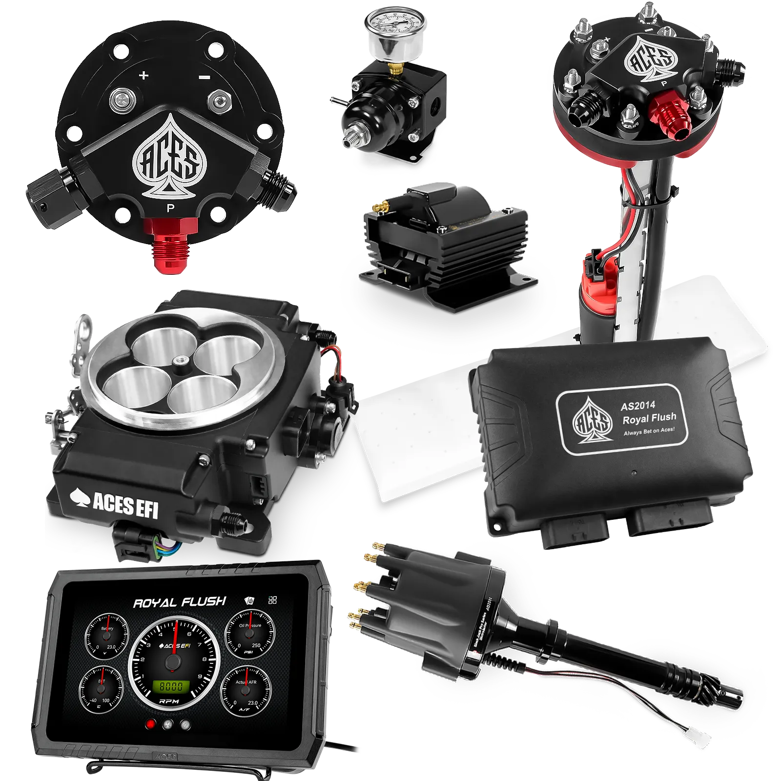 Kits maestros de Royal Flush (Negro)