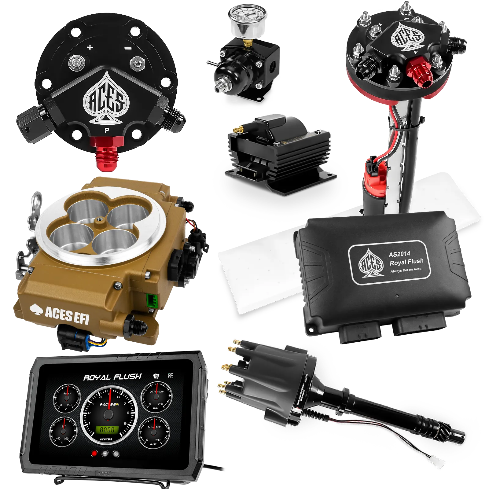 Kits maestros de Royal Flush (Oro)