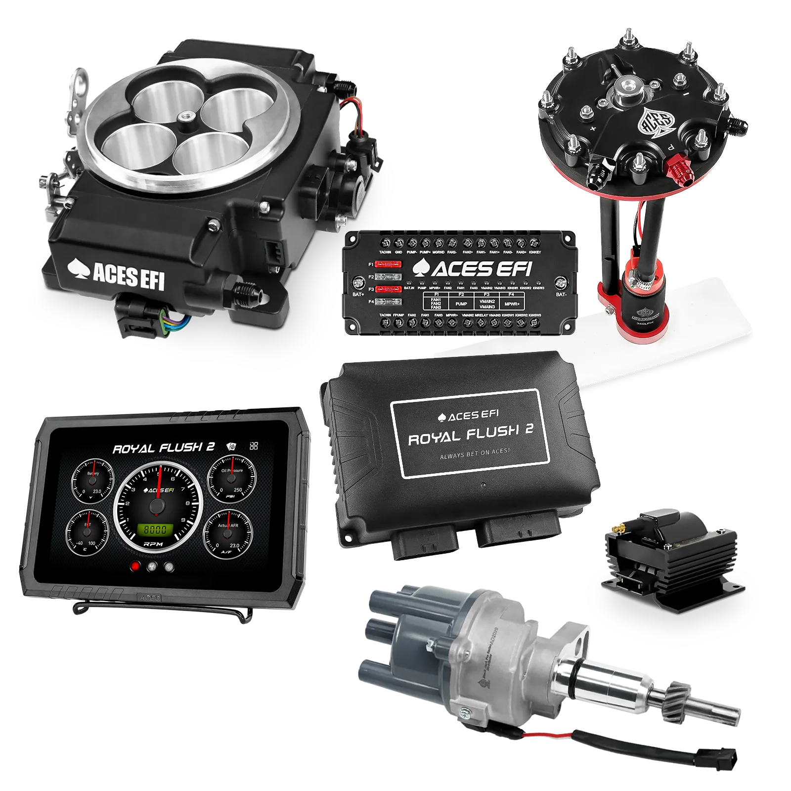 Royal Flush 2 EFI/CDI Master Kits (Black)