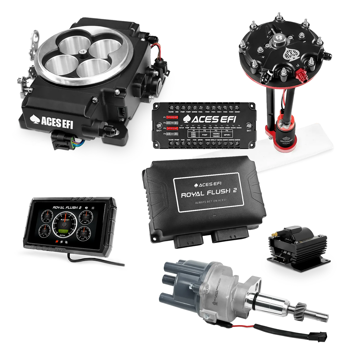 Royal Flush 2 EFI/CDI Master Kits (Black)