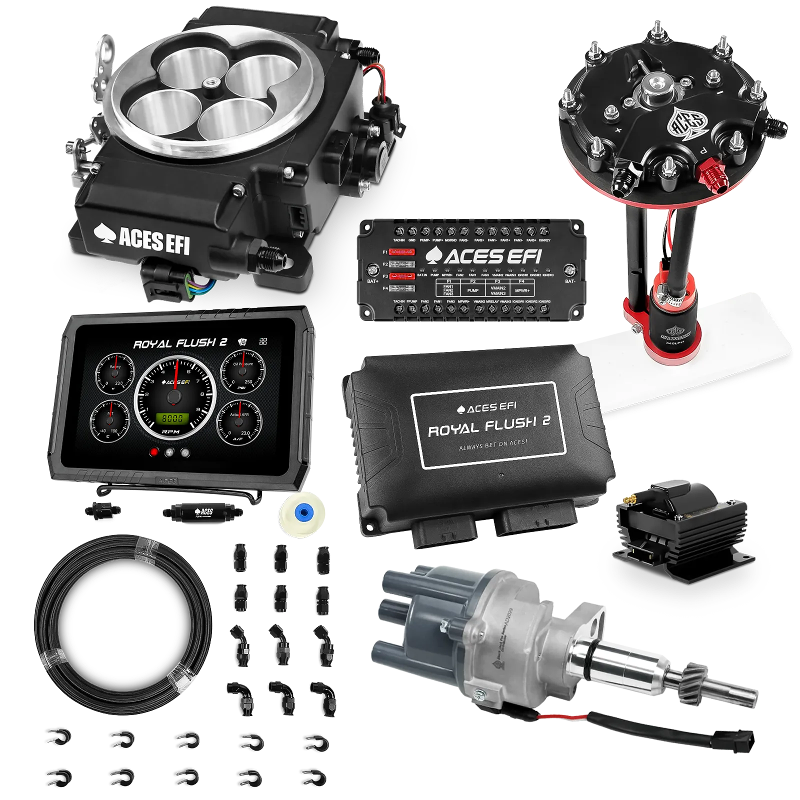 Royal Flush 2 EFI/CDI Master Kits (Black)