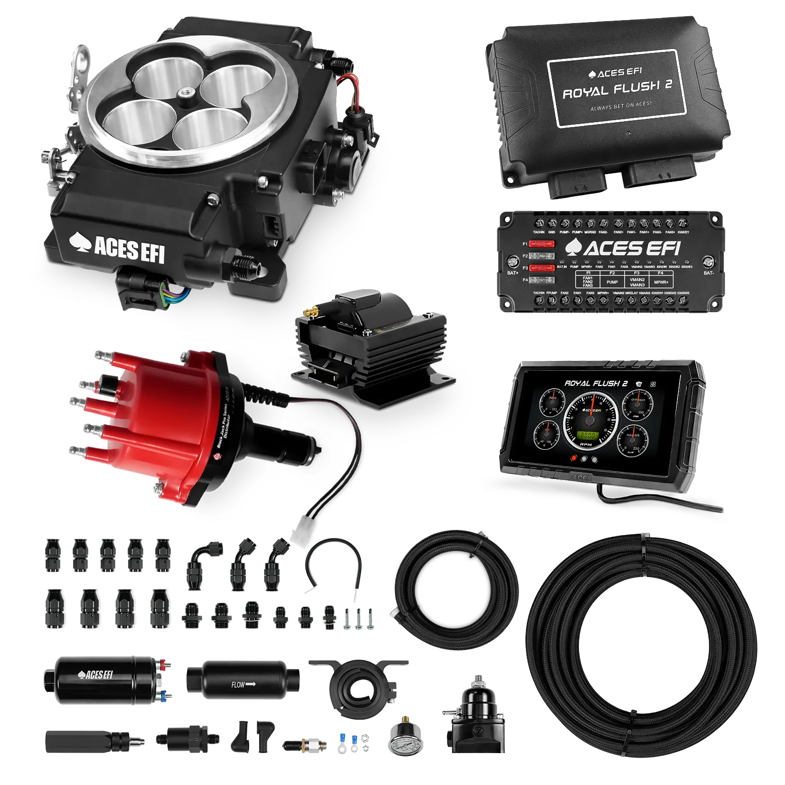 Royal Flush 2 EFI/CDI Master Kits (Black)
