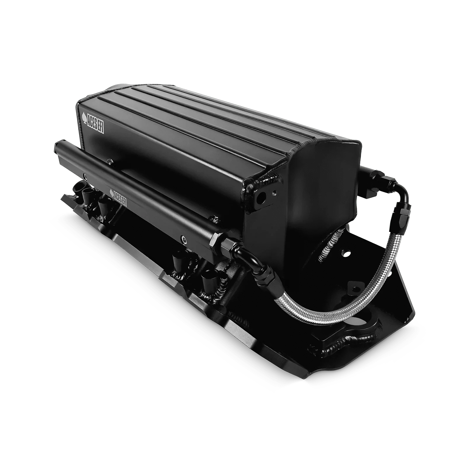 Aces Fuel Injection, Inc. BBC 9.8 Deck Tunnel Ram Fabricated Intake Manifold