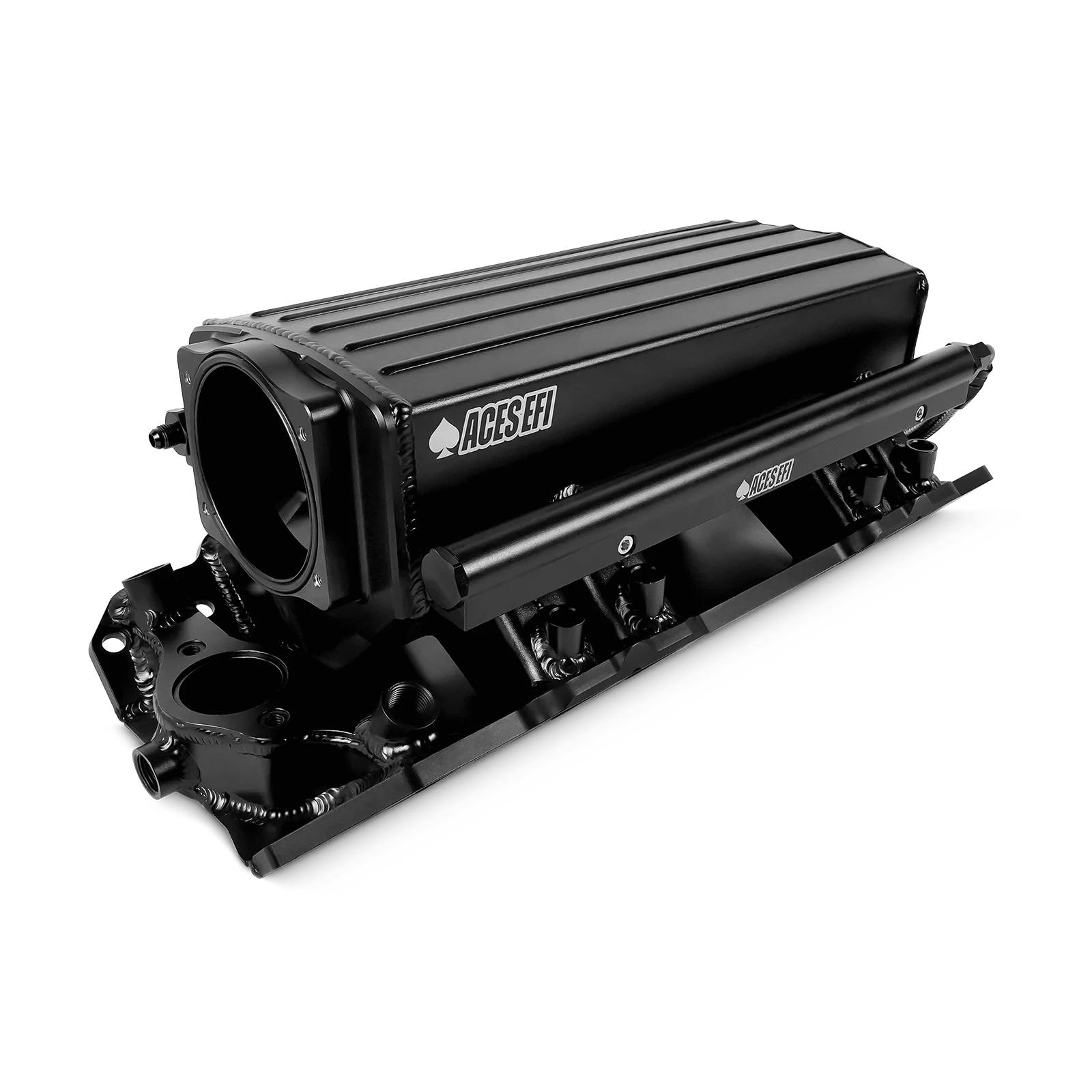 Aces Fuel Injection, Inc. BBC 9.8 Deck Tunnel Ram Fabricated Intake Manifold