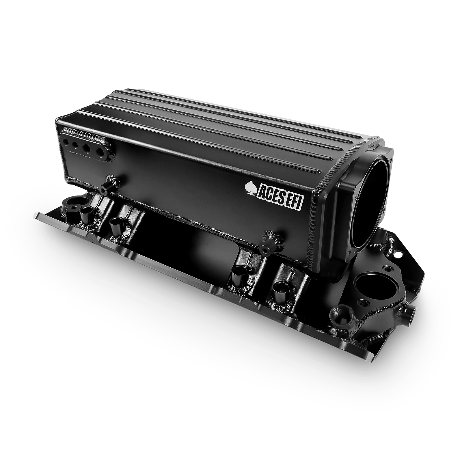 Aces Fuel Injection, Inc. BBC 9.8 Deck Tunnel Ram Fabricated Intake Manifold