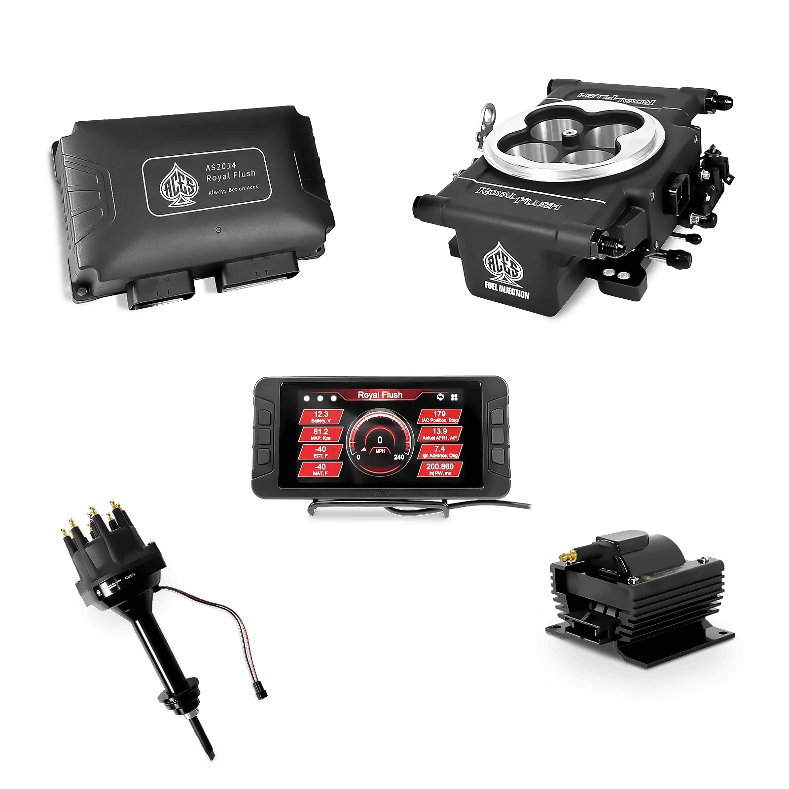 Aces Fuel Injection Black / BB Mopar 426/440 Royal Flush EFI/CDI - Top End Kit