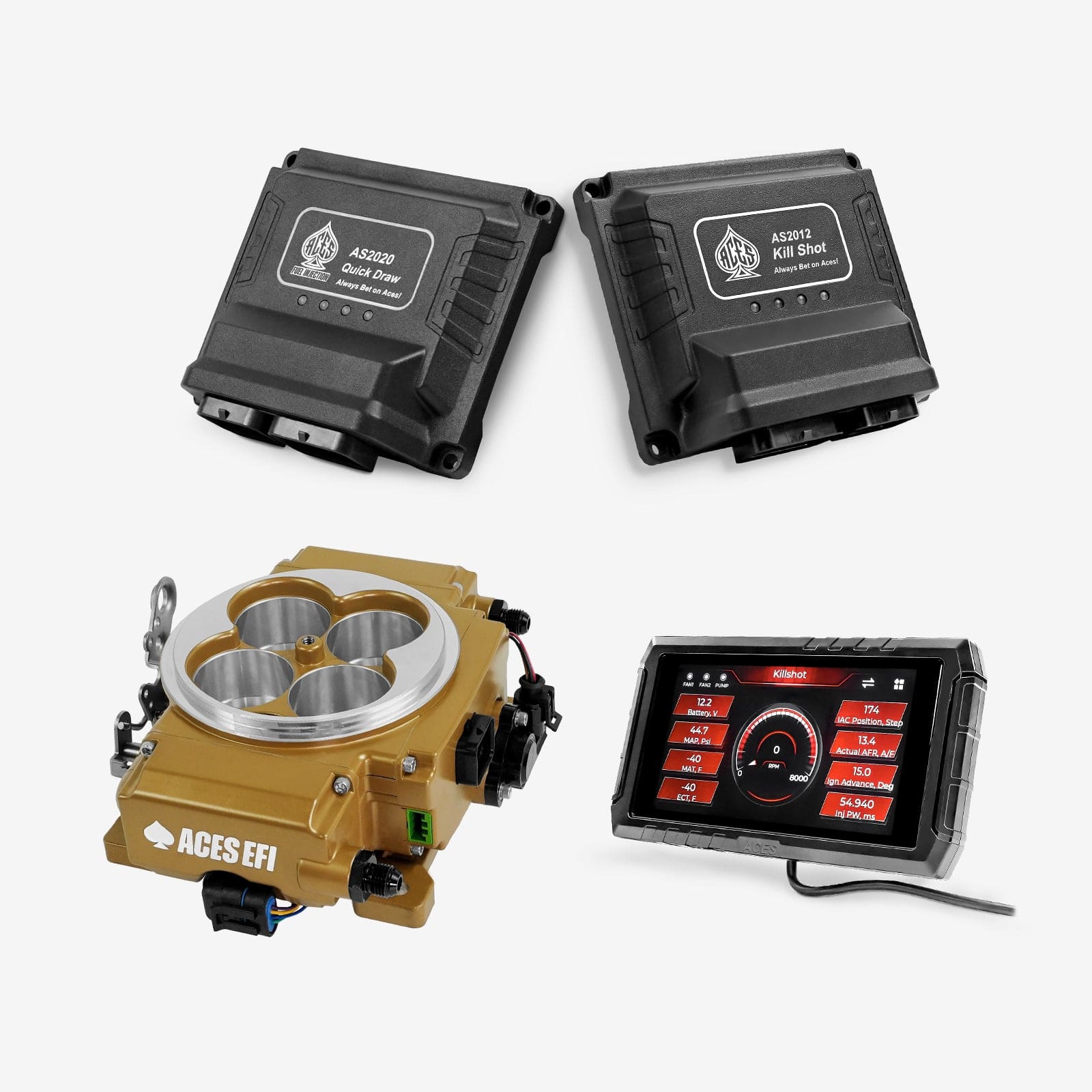 Aces Fuel Injection EFI System Killshot II 4-bbl EFI System