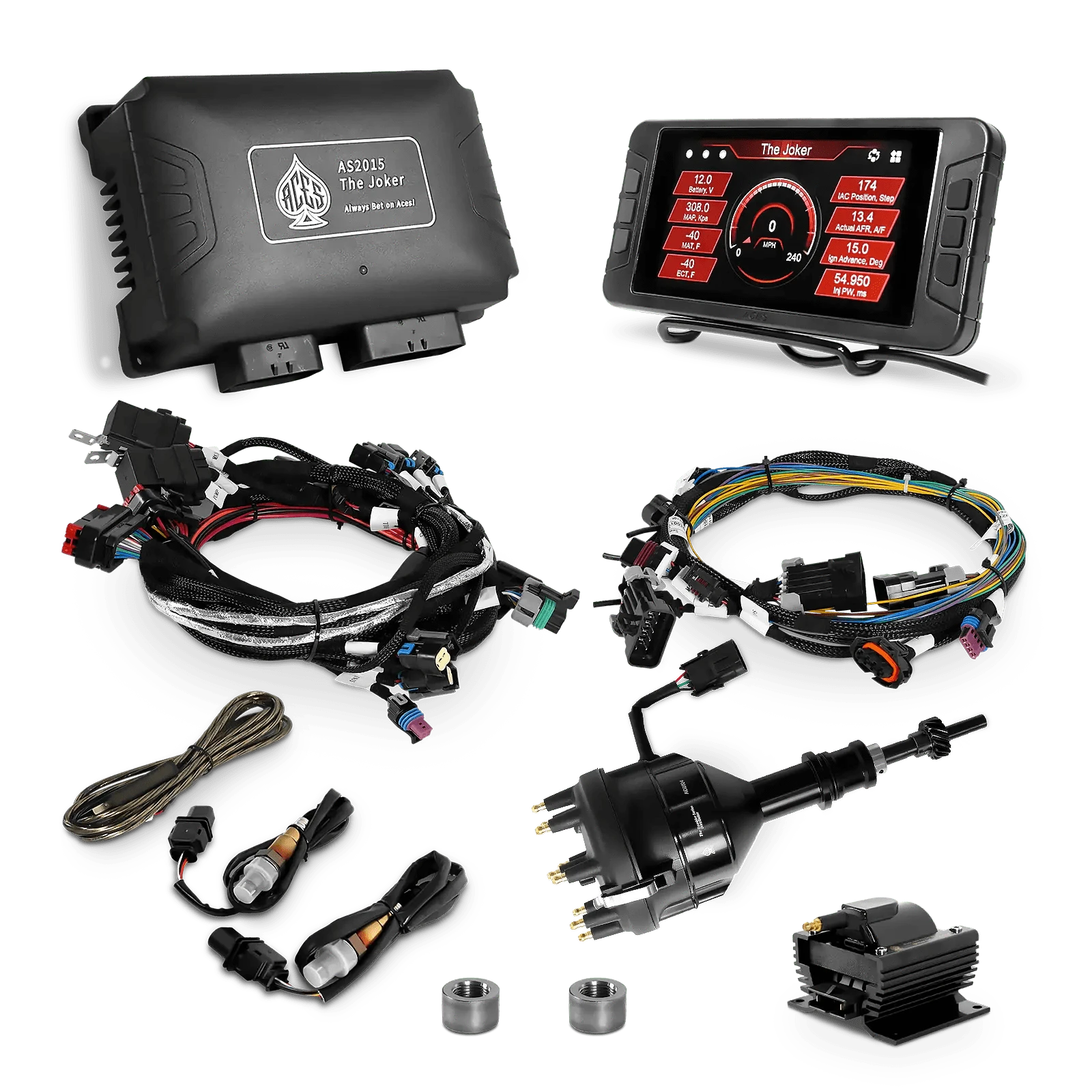Aces Fuel Injection + Ford 260-302 Distributor & Coil The Joker EFI (Standalone)