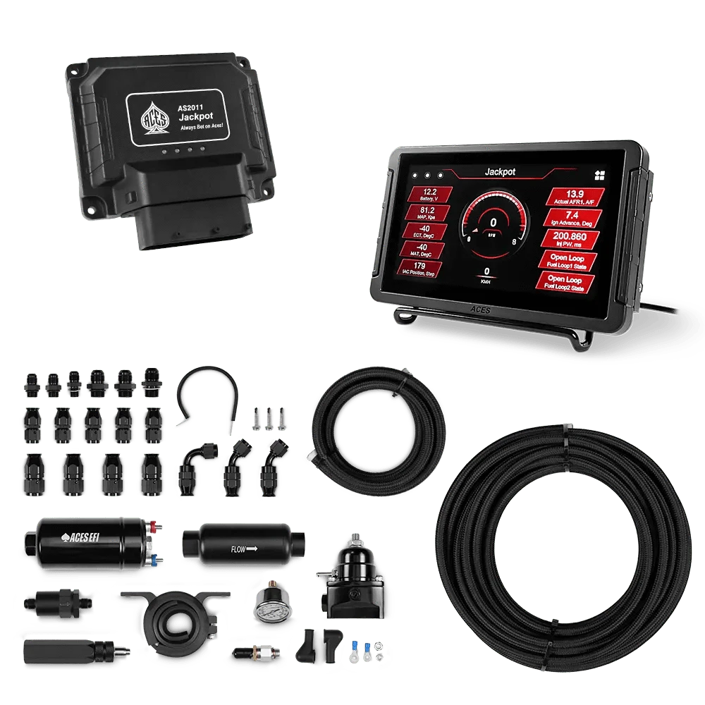 Aces Fuel Injection Jackpot LS (DBC & Manual Trans) / 255 In-line Fuel System w/40' PTFE Hose Jackpot LS EFI System - Fuel Kits