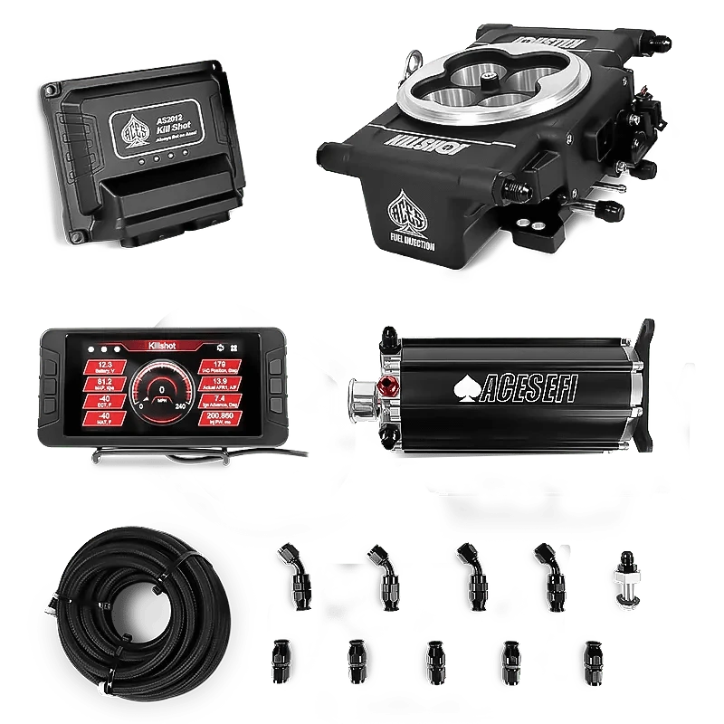 Aces Fuel Injection, Inc. Killshot Classic w/Command Center 2 Surge Tank Killshot Classic 4-bbl EFI System
