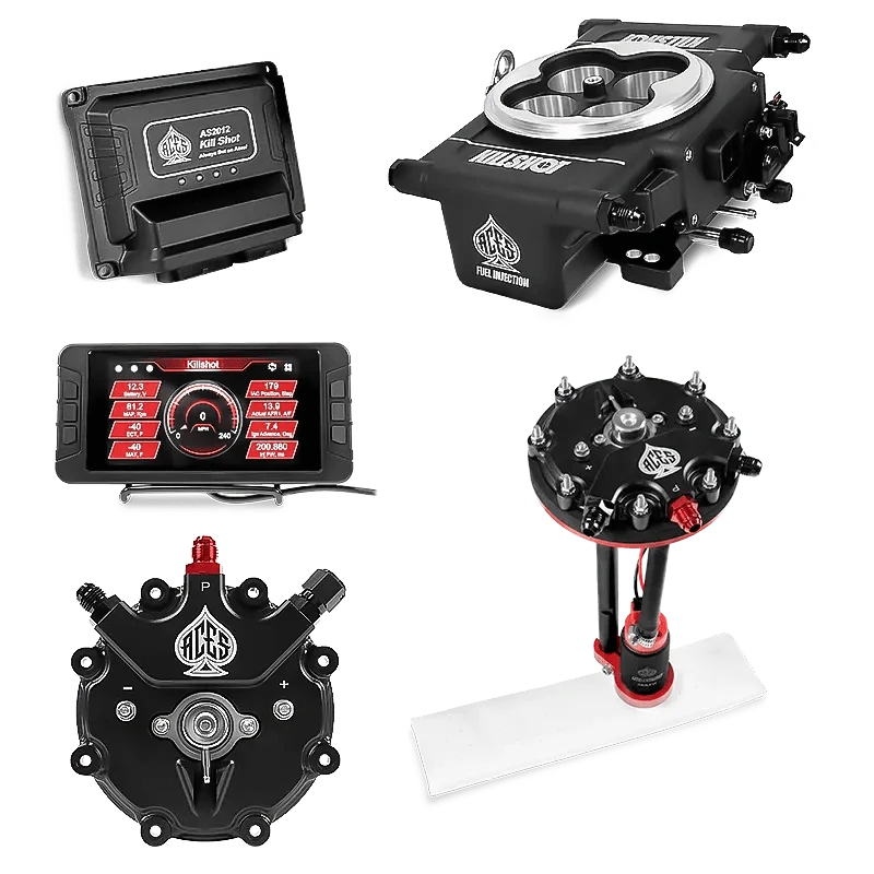 Aces Fuel Injection, Inc. Killshot Classic w/Tank Conversion Pump Module Killshot Classic 4-bbl EFI System
