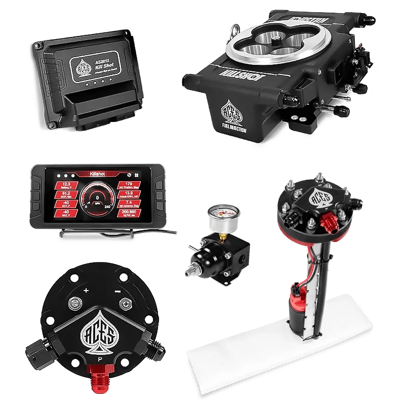 Aces Fuel Injection, Inc. Killshot Classic w/Tight Fit In-tank Pump Module Killshot Classic 4-bbl EFI System