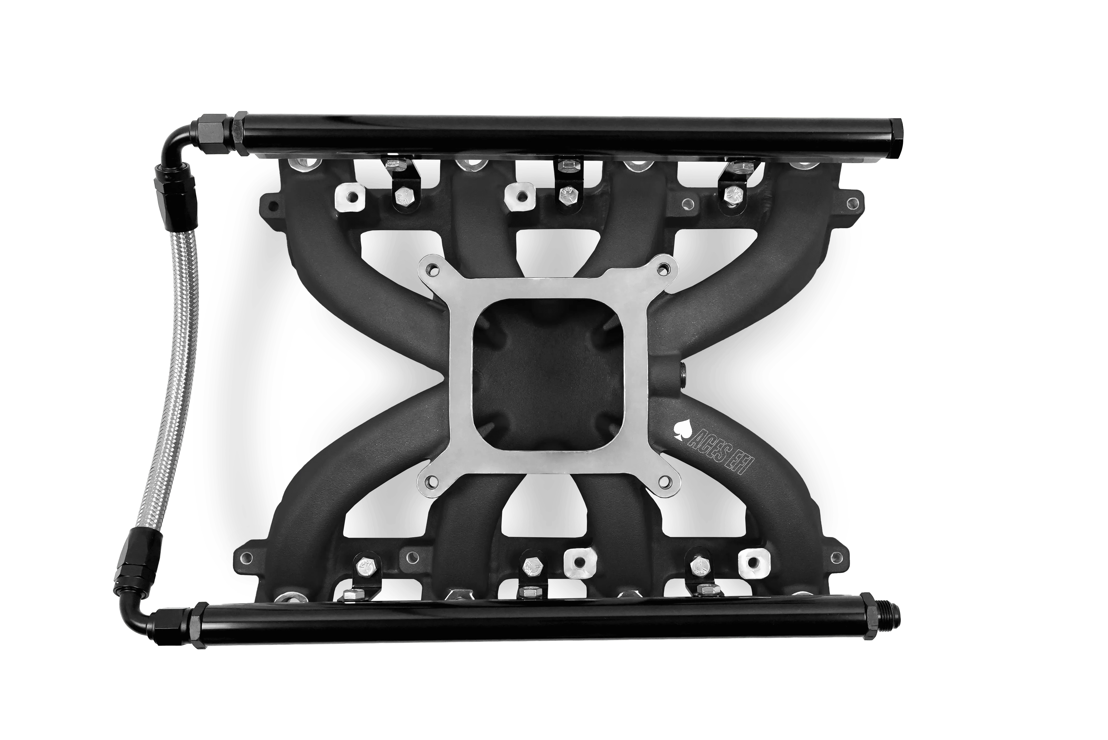 Aces Fuel Injection, Inc. Mid-Rise, Single Plane, Cast, 4150 Style LS Intake Manifold