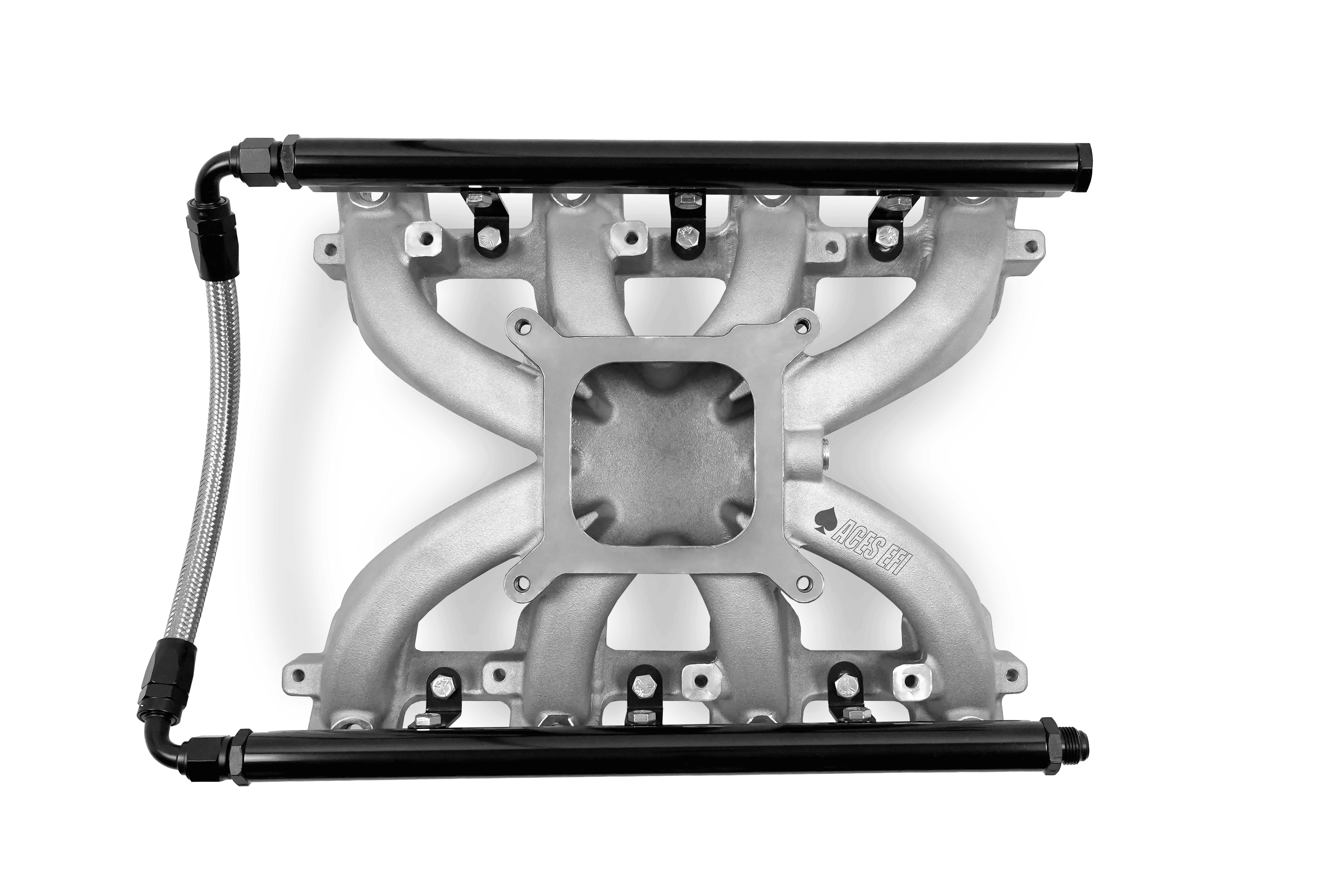 Aces Fuel Injection, Inc. Mid-Rise, Single Plane, Cast, 4150 Style LS Intake Manifold