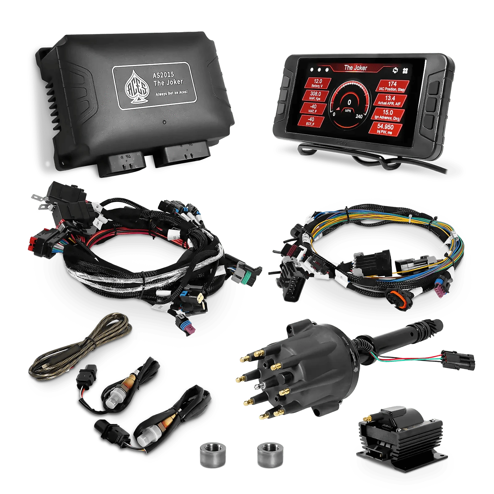 Aces Fuel Injection + SBC/BBC Distributor & Coil The Joker EFI (Standalone)