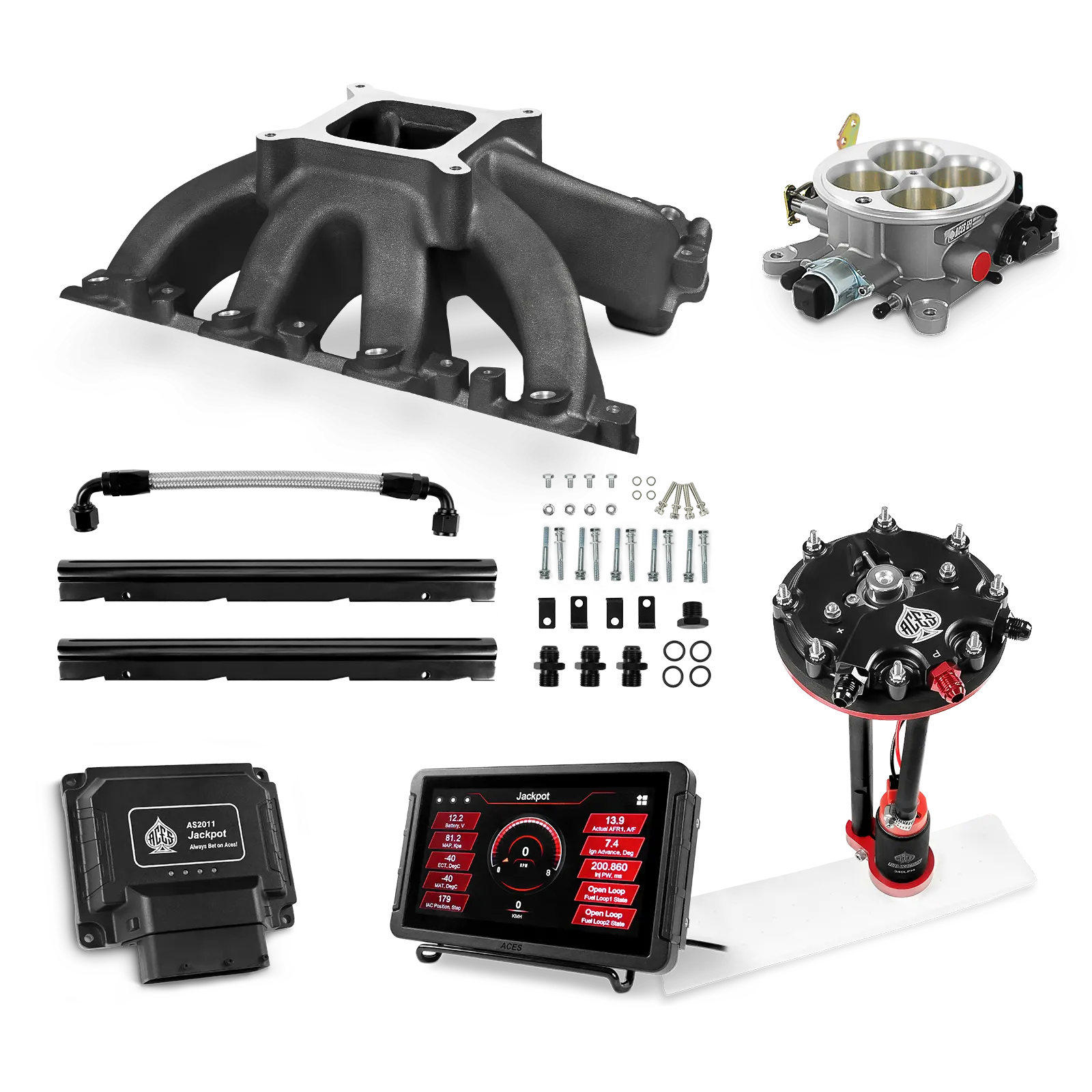 Jackpot LS EFI System - Master Kit with Tank Conversion Pump Module with Internal Regulator