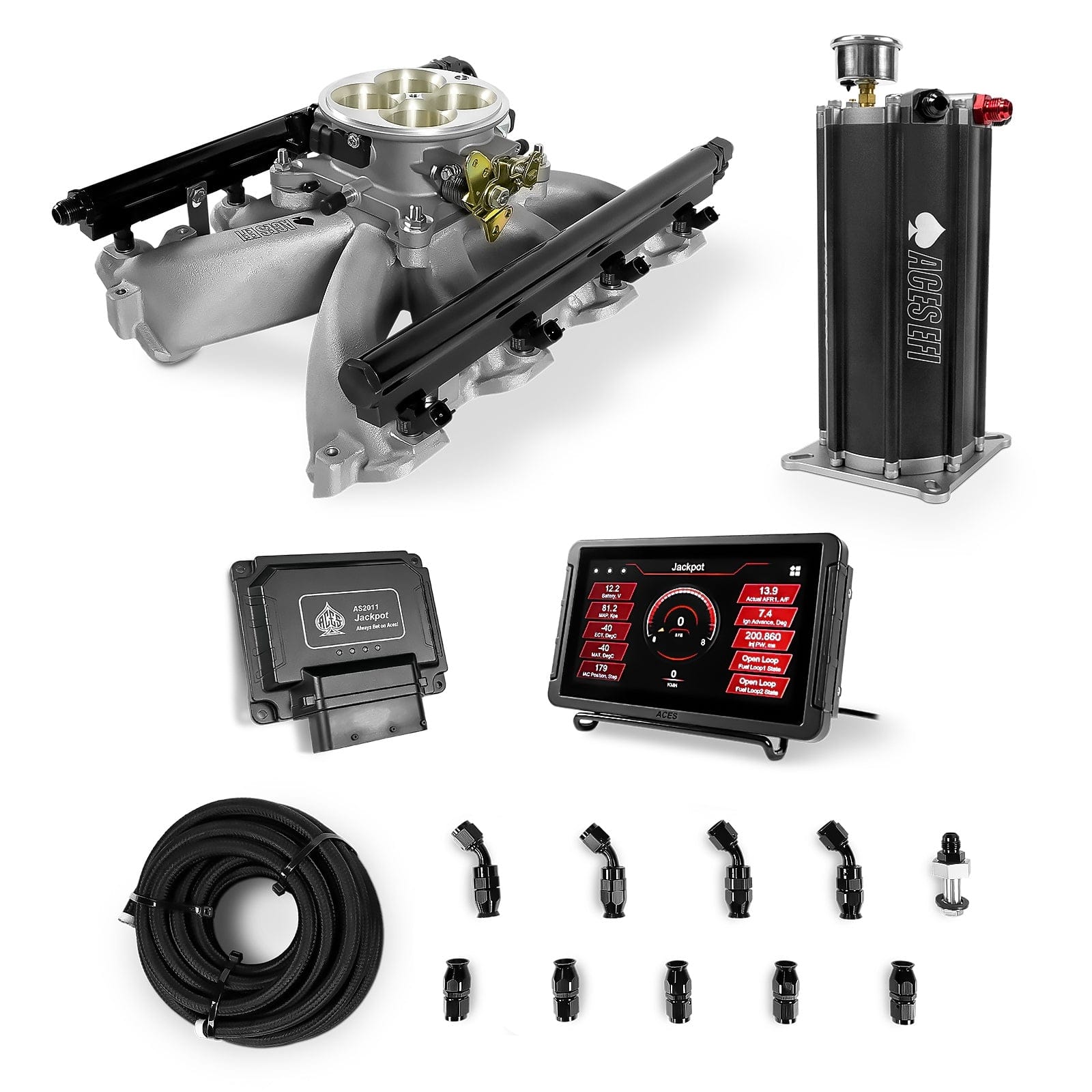 Ls Control Kit Jackpot LS & LS Pro Master Kits with Command Center 2 Surge Tank – Aces ...
