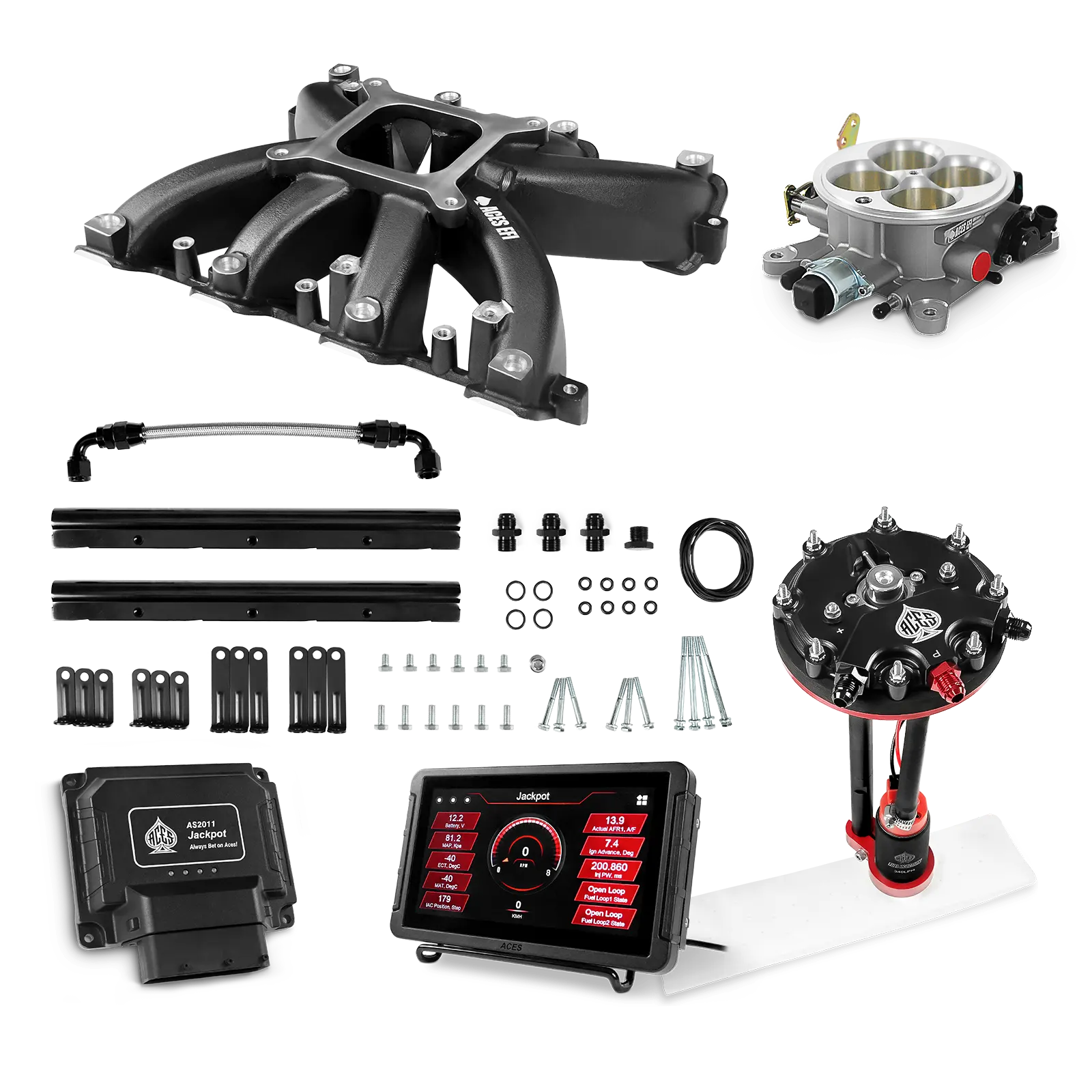 Jackpot LS EFI System - Master Kit with Tank Conversion Pump Module with Internal Regulator