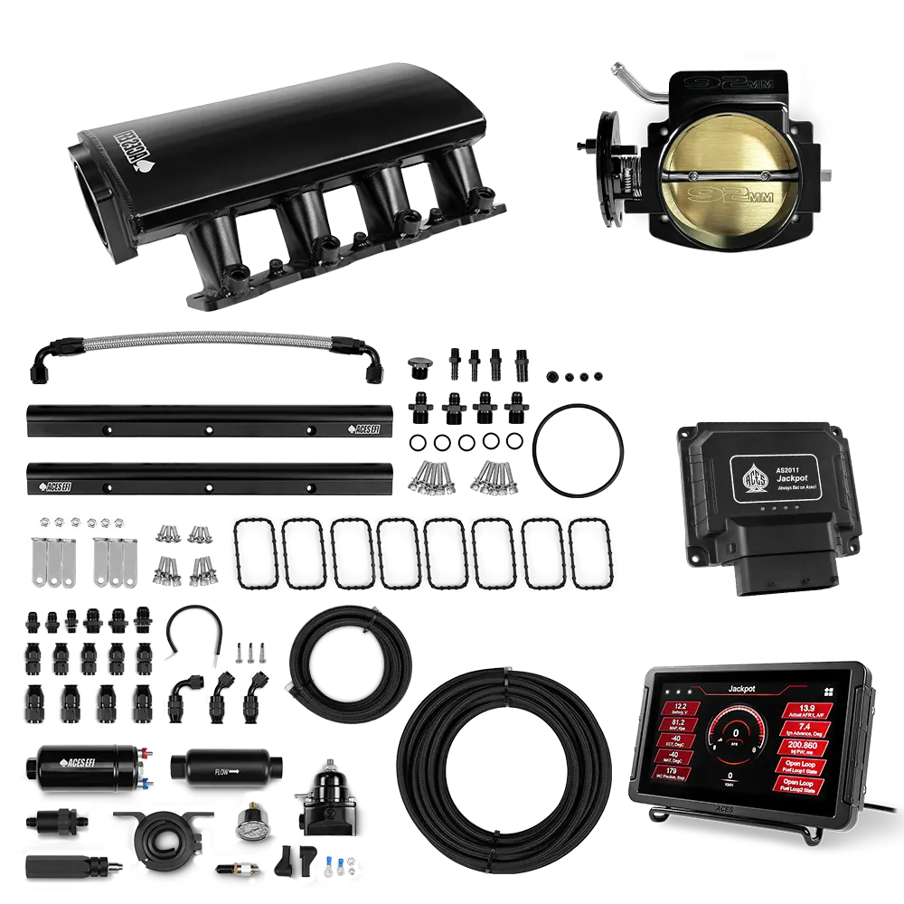 Jackpot LS EFI System - Master Kit with 255 In-line Pump System w/40' PTFE Hose