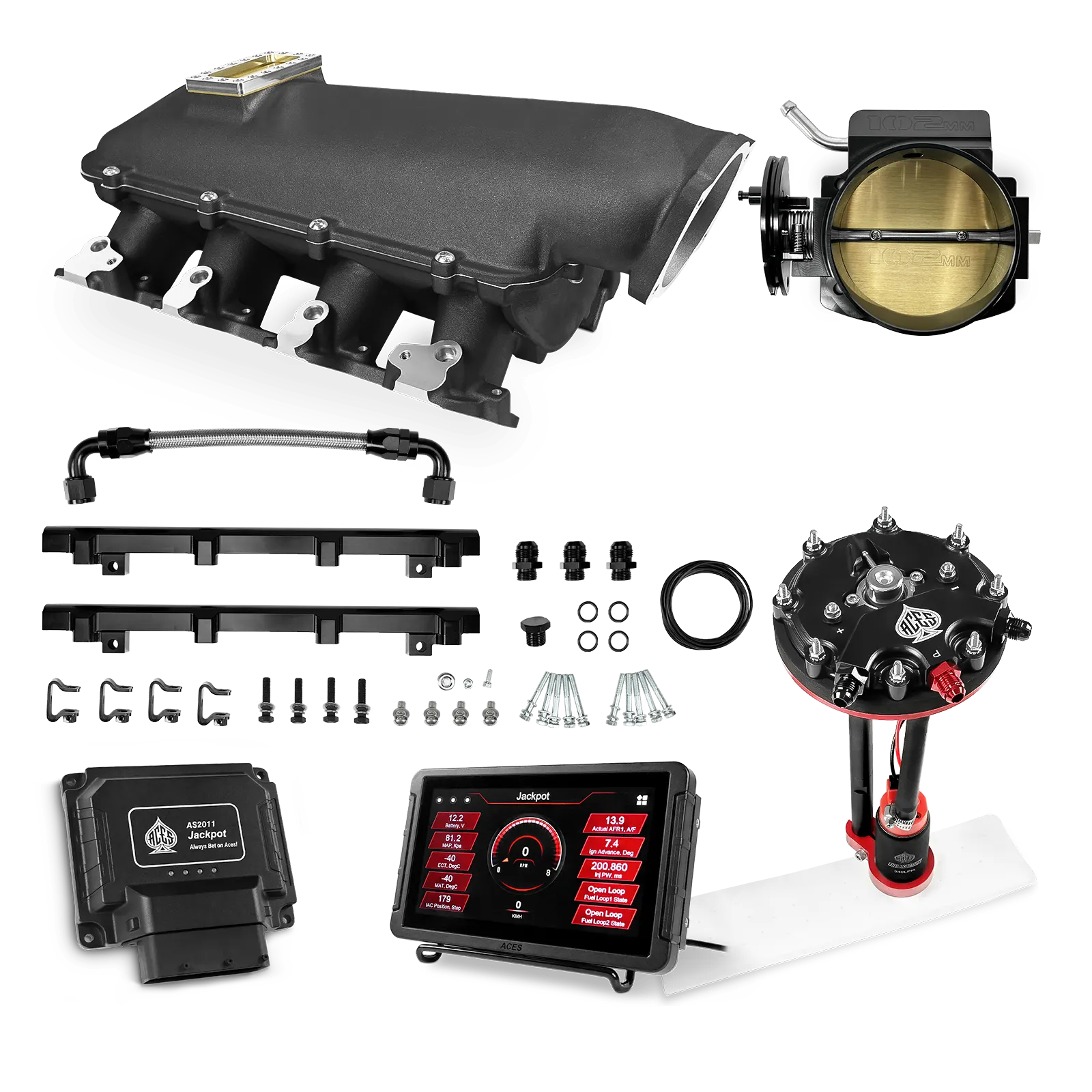 Jackpot LS EFI System - Master Kit with Tank Conversion Pump Module with Internal Regulator