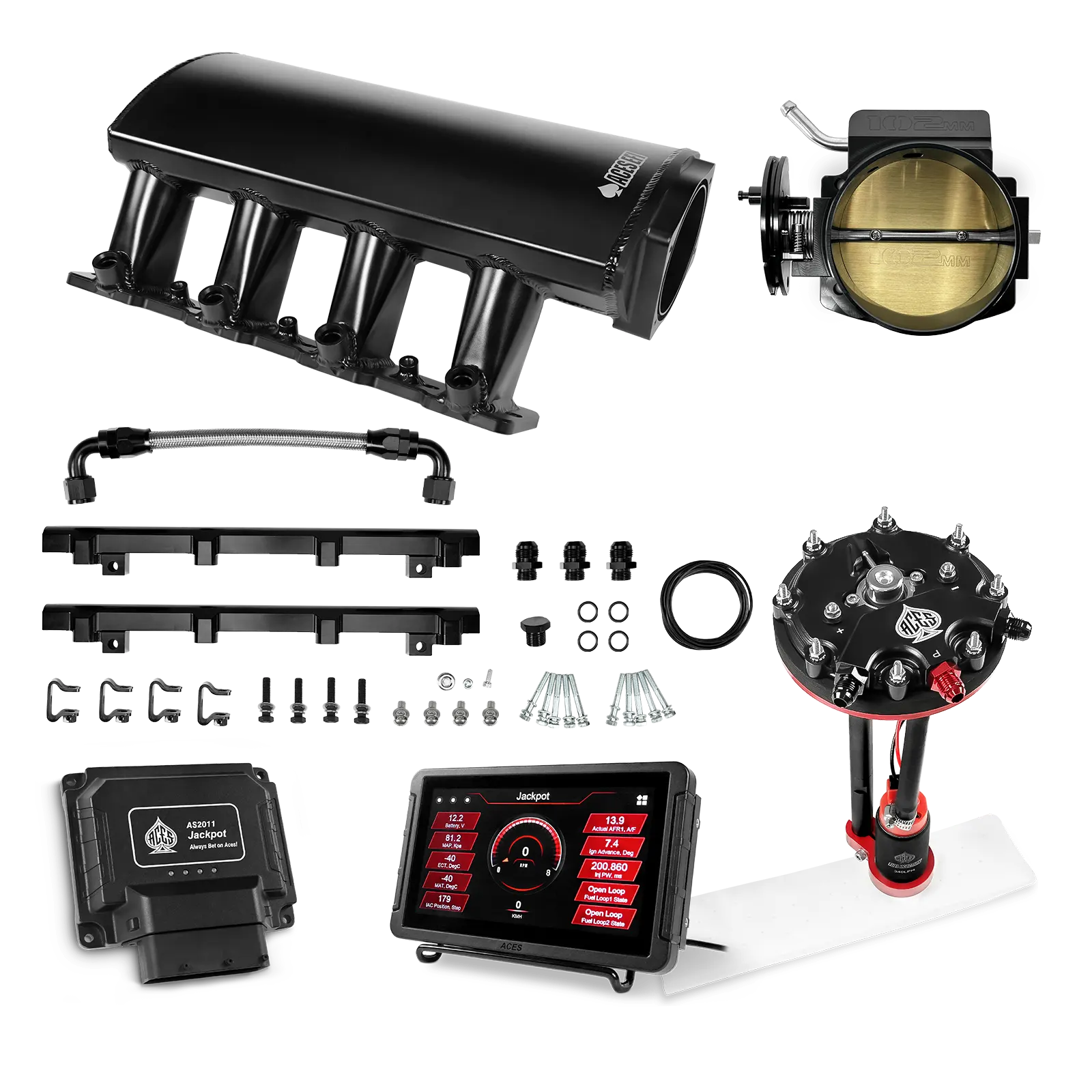 Jackpot LS EFI System - Master Kit with Tank Conversion Pump Module with Internal Regulator