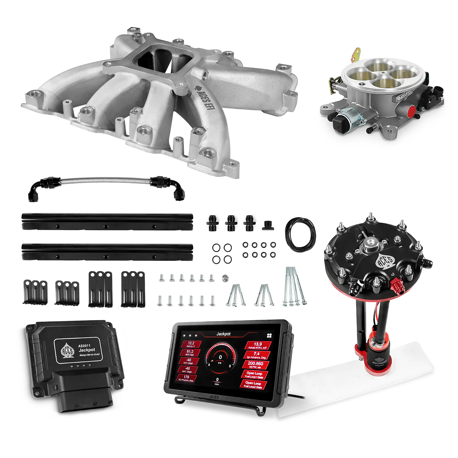 Jackpot LS EFI System - Master Kit with Tank Conversion Pump Module with Internal Regulator