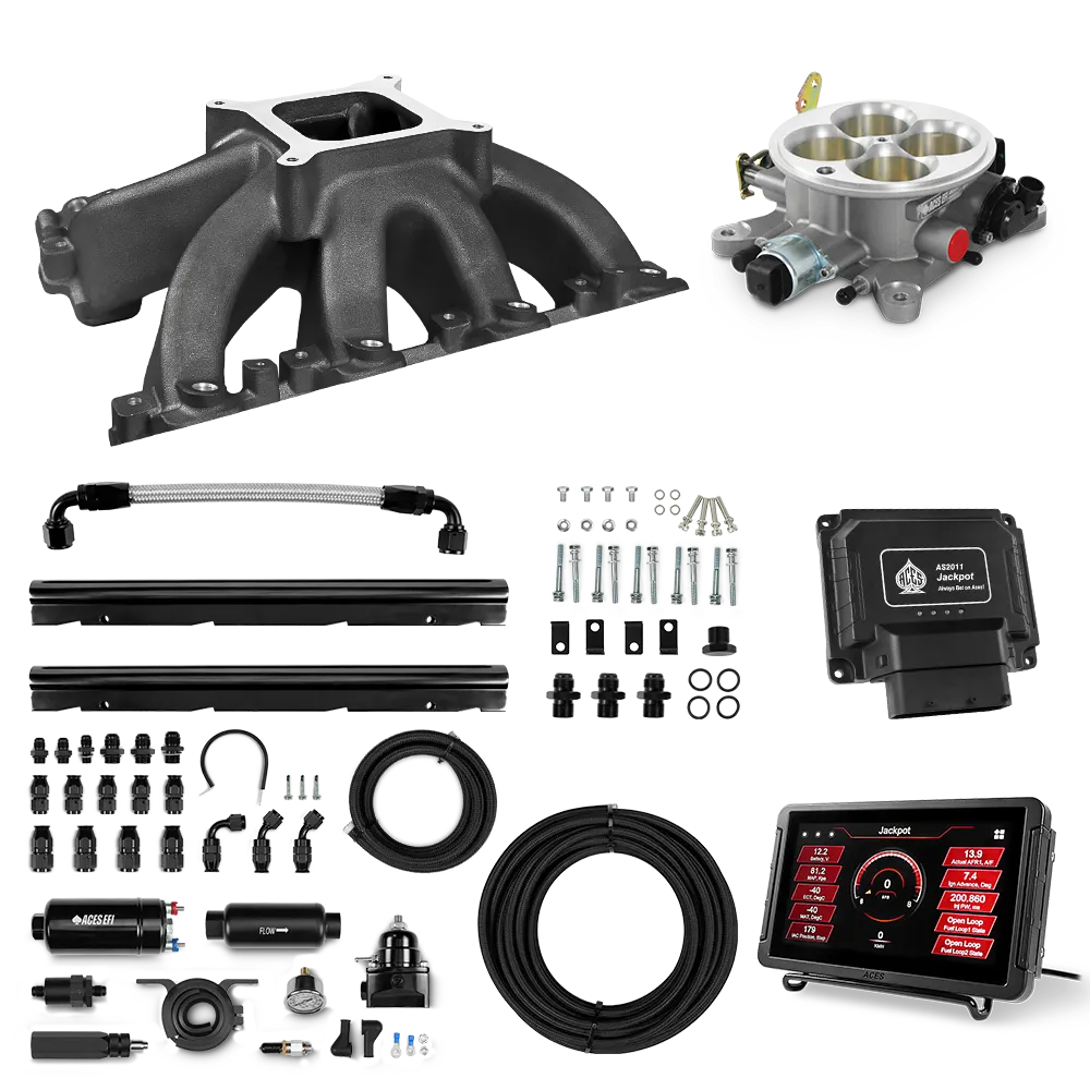 Jackpot LS EFI System - Master Kit with 255 In-line Pump System w/40' PTFE Hose