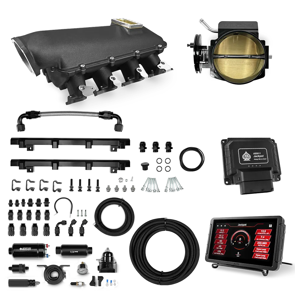 Jackpot LS EFI System - Master Kit with 255 In-line Pump System w/40' PTFE Hose