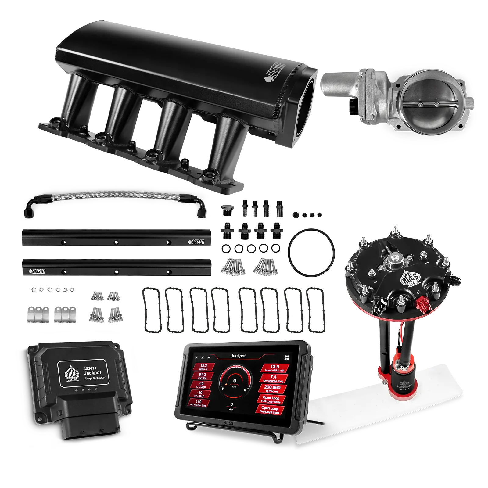 Jackpot LS EFI System - Master Kit with Tank Conversion Pump Module with Internal Regulator