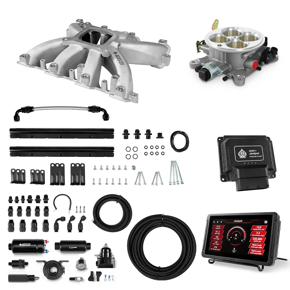 Jackpot LS EFI System - Master Kit with 255 In-line Pump System w/40' PTFE Hose