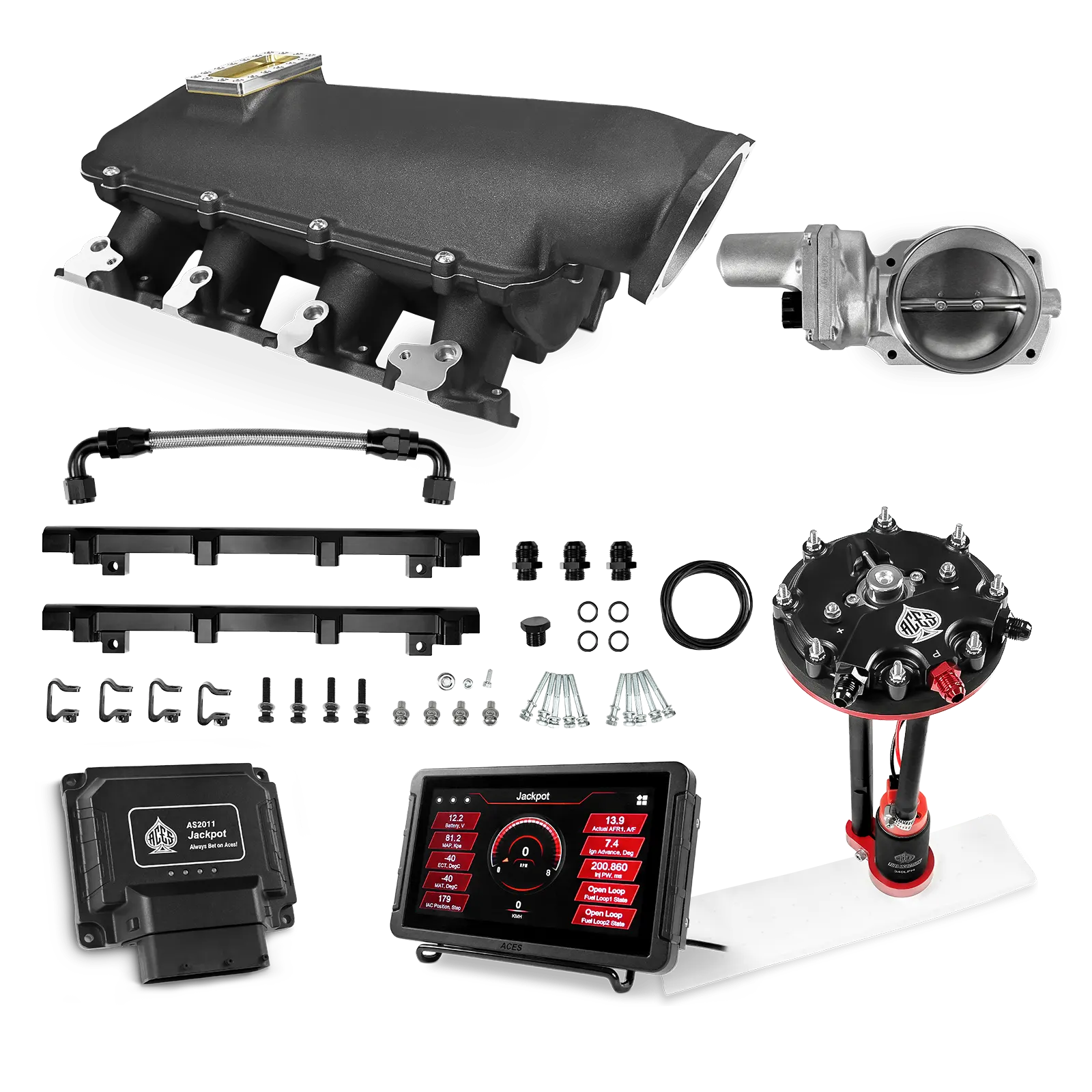 Jackpot LS EFI System - Master Kit with Tank Conversion Pump Module with Internal Regulator