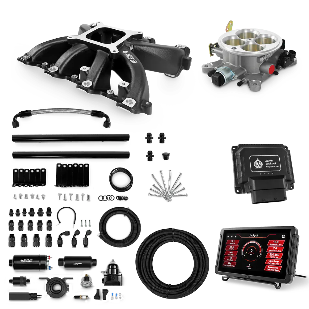 Jackpot LS EFI System - Master Kit with 255 In-line Pump System w/40' PTFE Hose