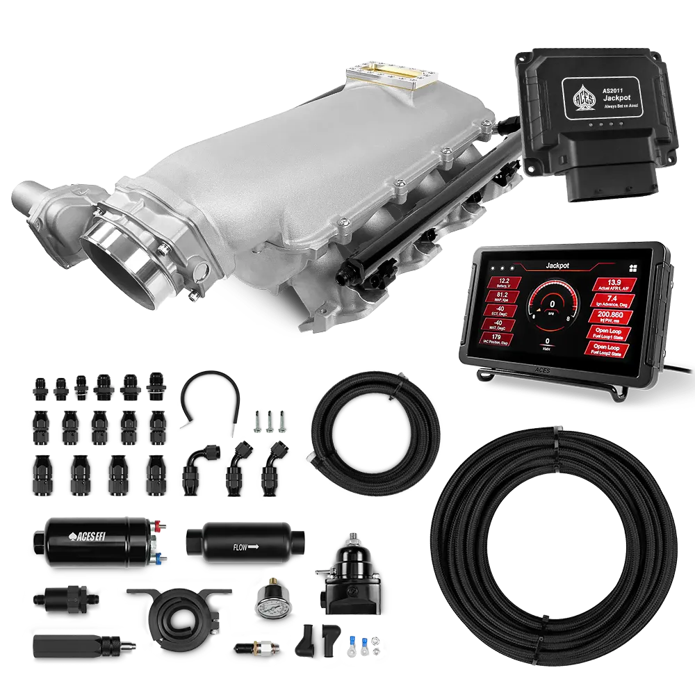 Jackpot LS EFI System - Master Kit with 255 In-line Pump System w/40' PTFE Hose