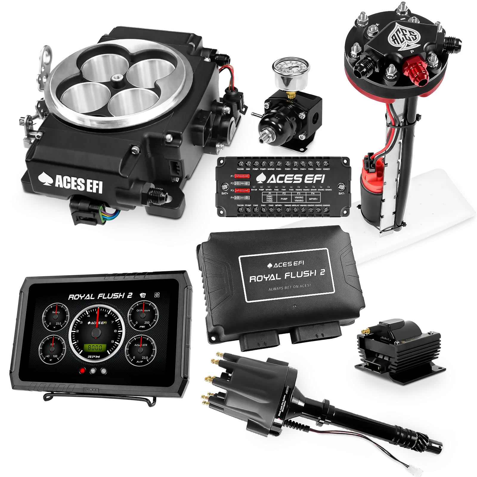 Royal Flush 2 EFI/CDI Master Kits (Black)