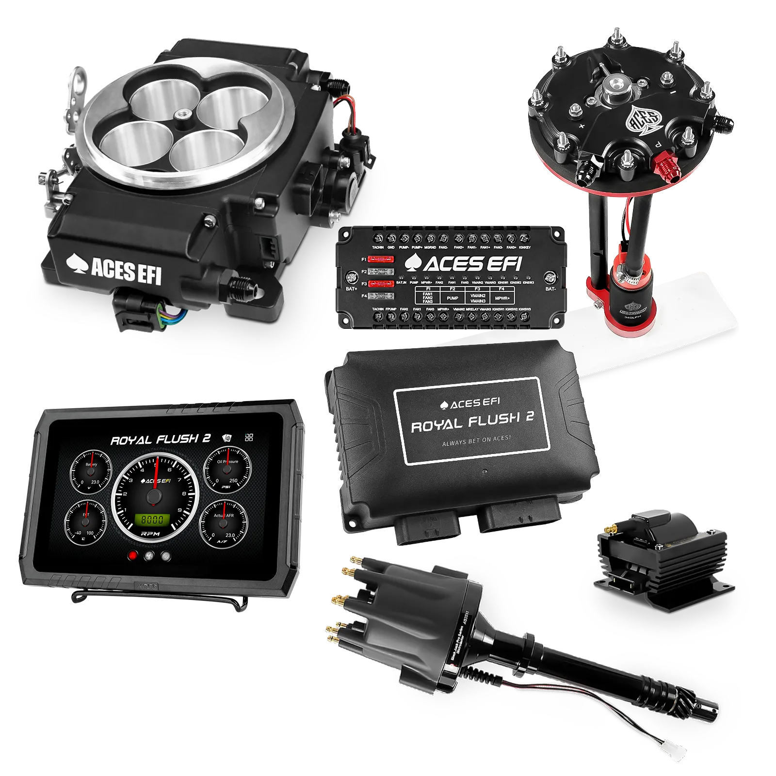 Royal Flush 2 EFI/CDI Master Kits (Black)