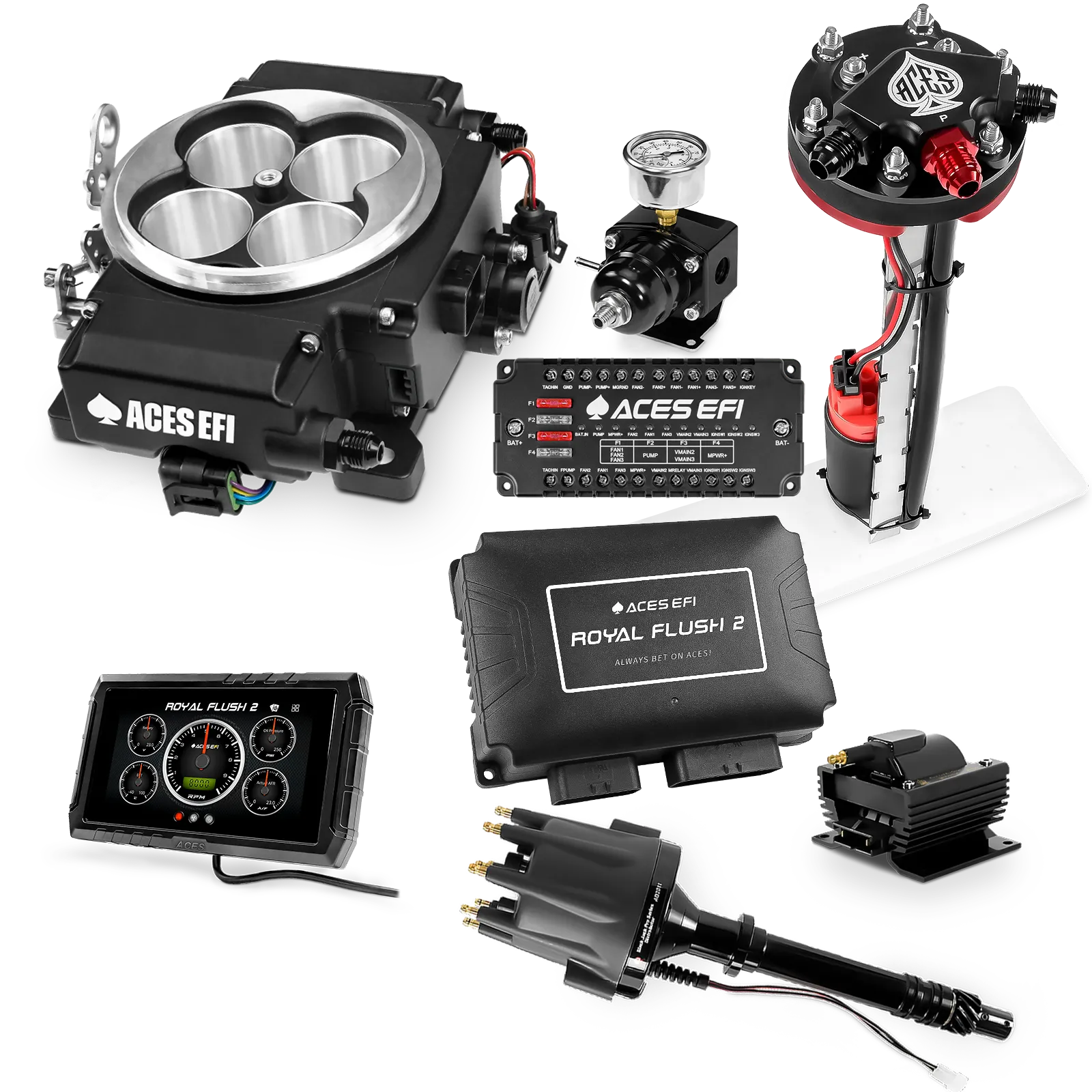 Royal Flush 2 EFI/CDI Master Kits (Black)