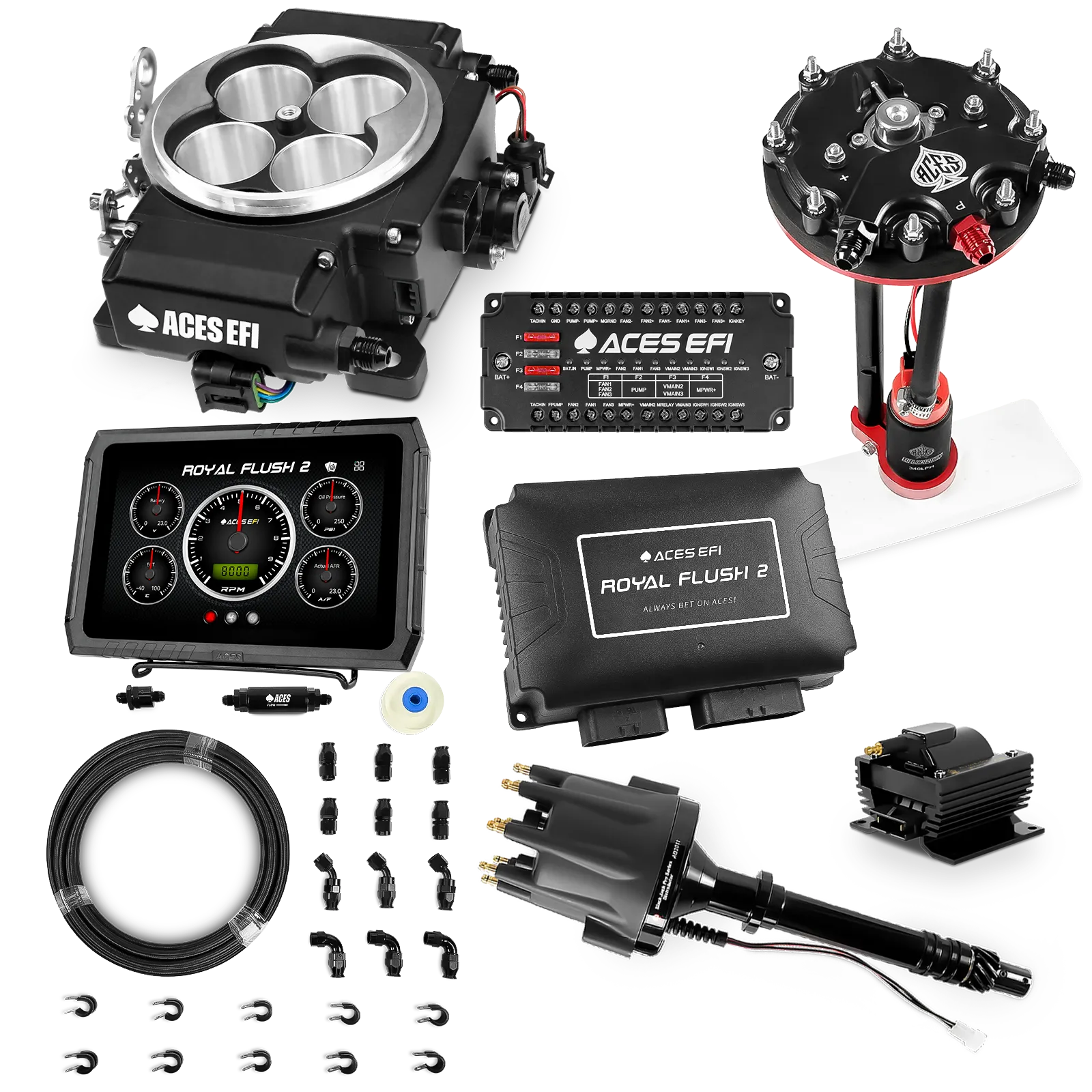 Royal Flush 2 EFI/CDI Master Kits (Black)