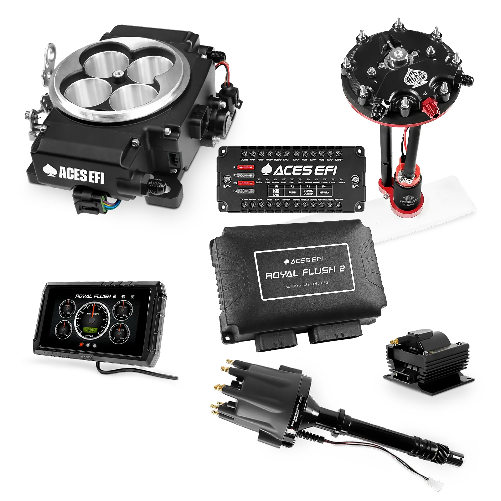 Royal Flush 2 EFI/CDI Master Kits (Black)